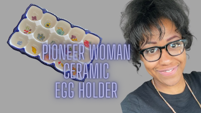 Watch Pioneer woman ceramic egg holder on Amazon Live