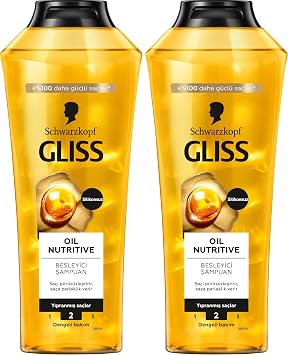 Gliss Oil Nutritive Şampuan 400ml 2li Paket