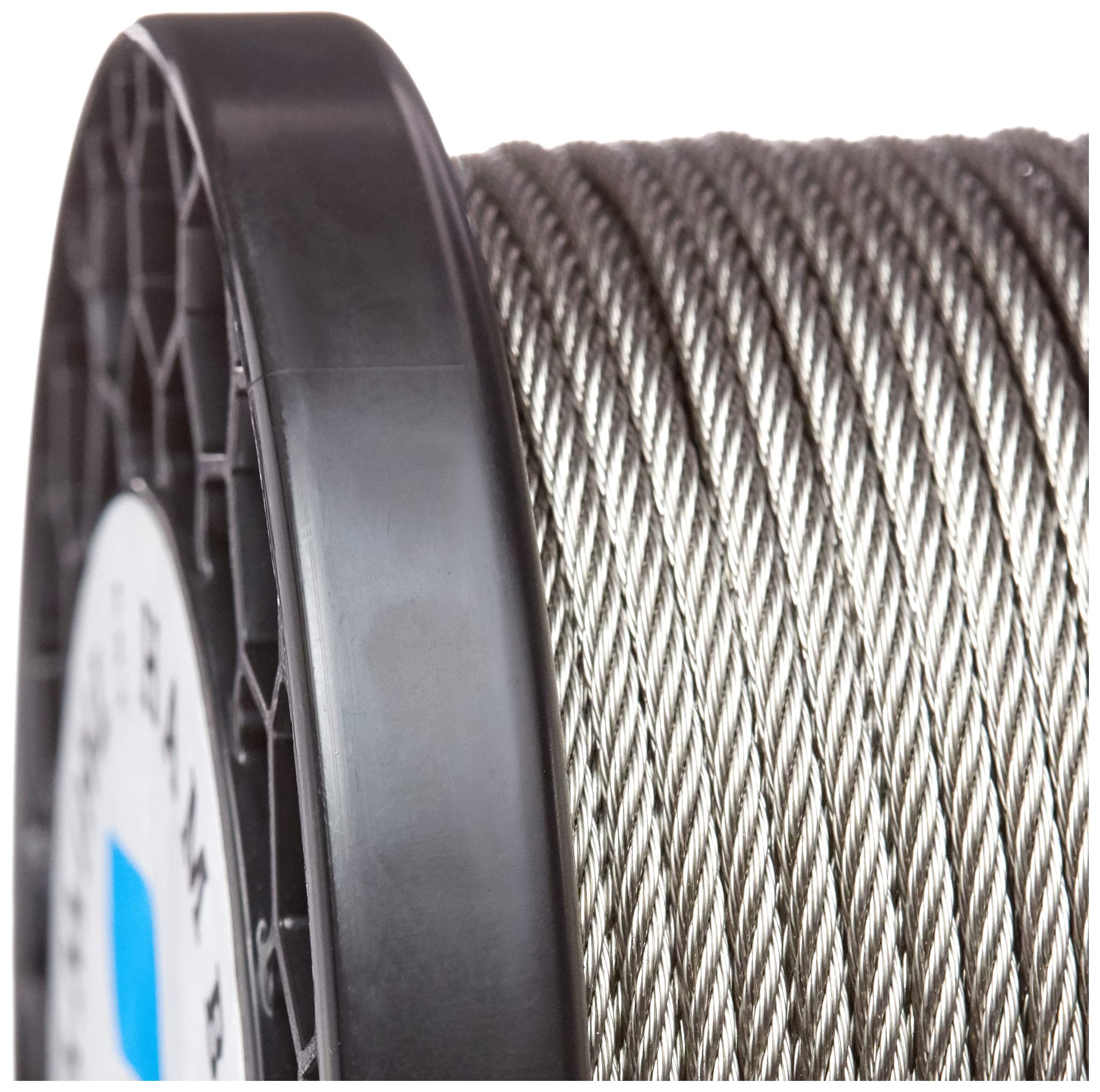 30 Meter - 3mm Edelstahldrahtseil 7x7 V4A Inox rostfrei Drahtseil Stahlseil Geländerseil