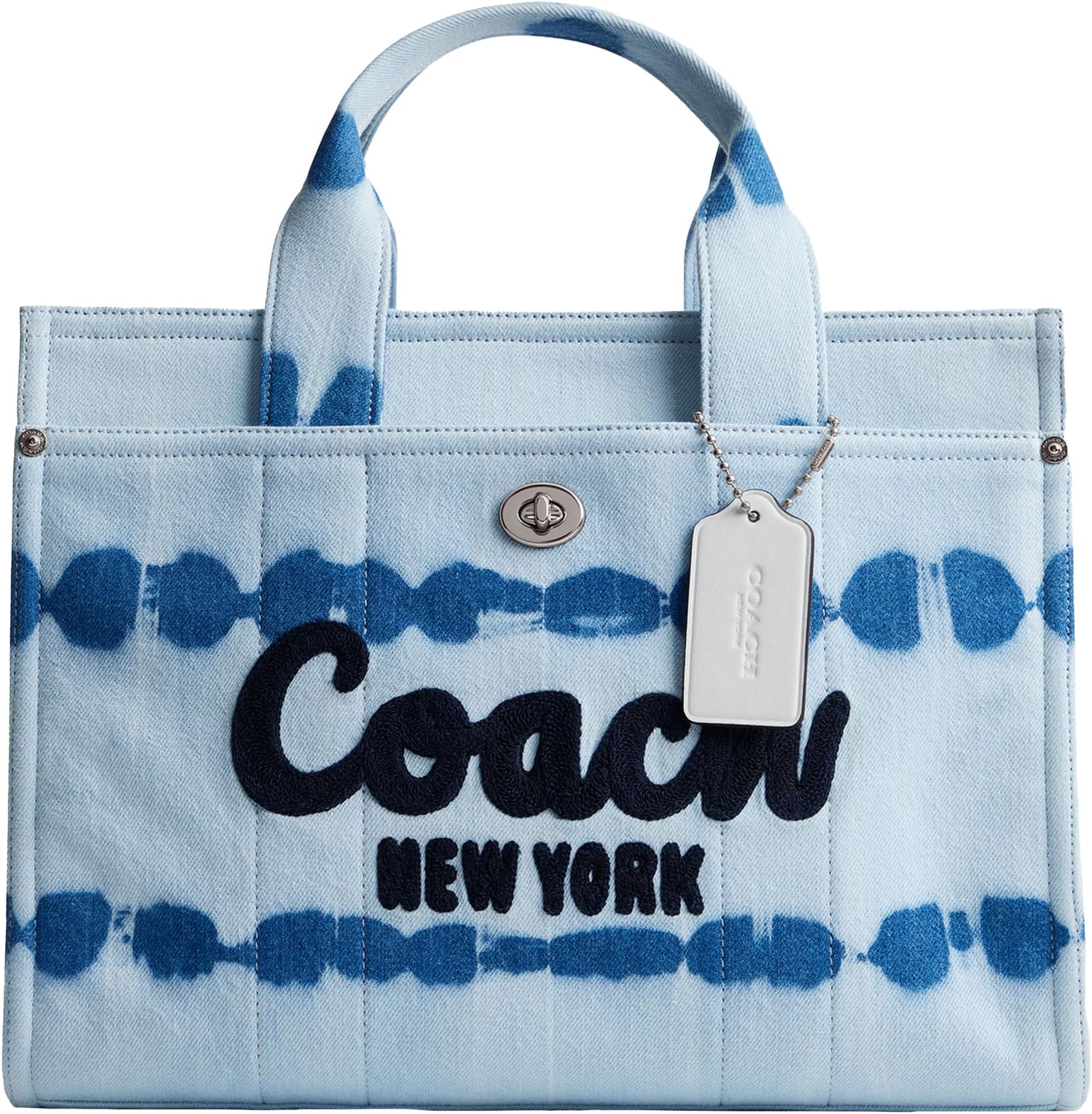 Coach Cargo Tote, Denim Multi, Denim Multi