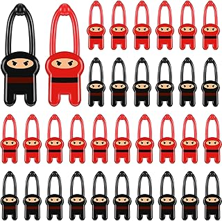 48 Pcs Stretchy Flying Ninjas Stretchable Funny Finger Ninja Slingshot Toys Elastic Stretchy Flying Slingshot Ninja Toys Red and Black Ninja Party Favors for Ninja Kids Birthday Favor Supplies