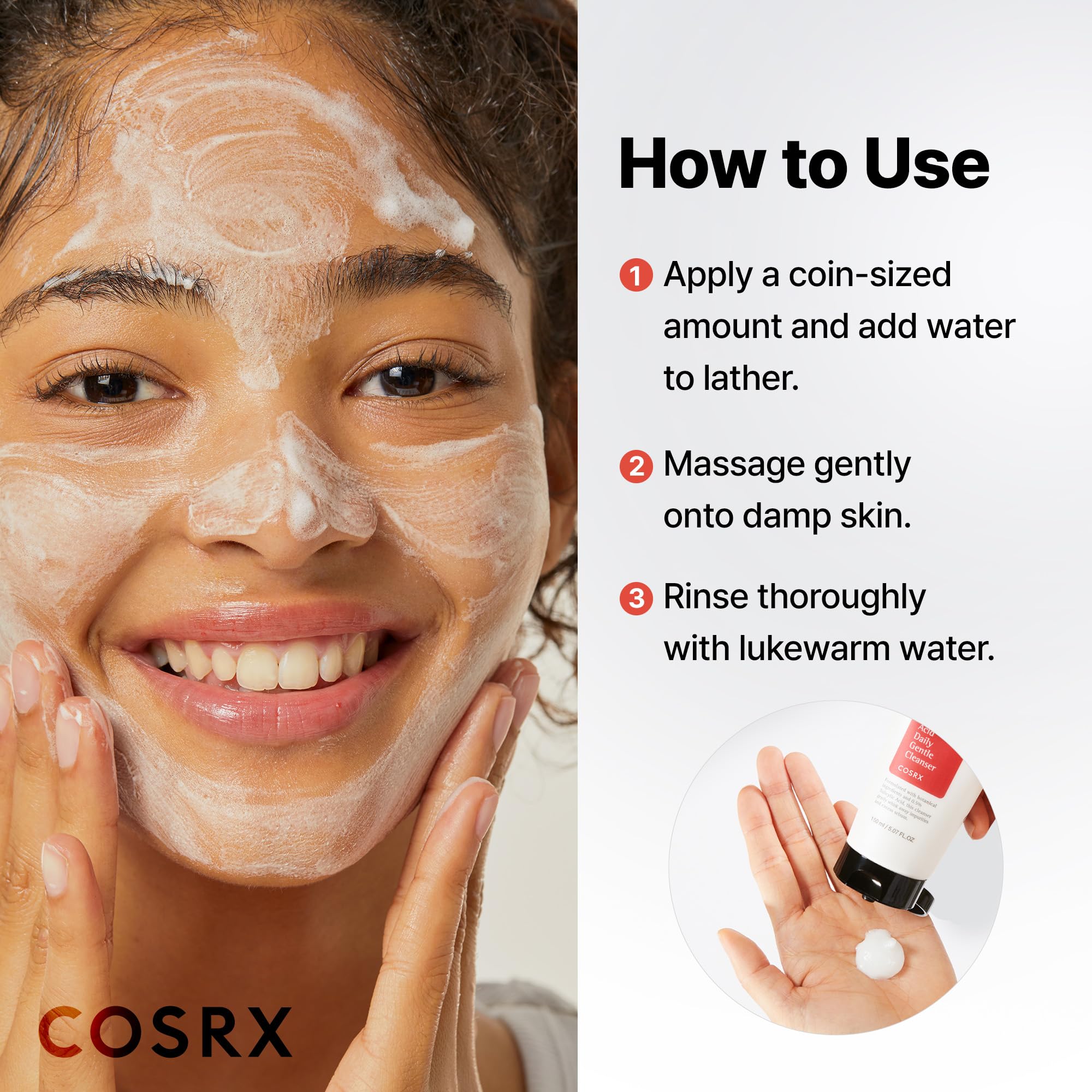 Amazon | COSRX サリチルデイリージェントルクレンザー 150mL | コース