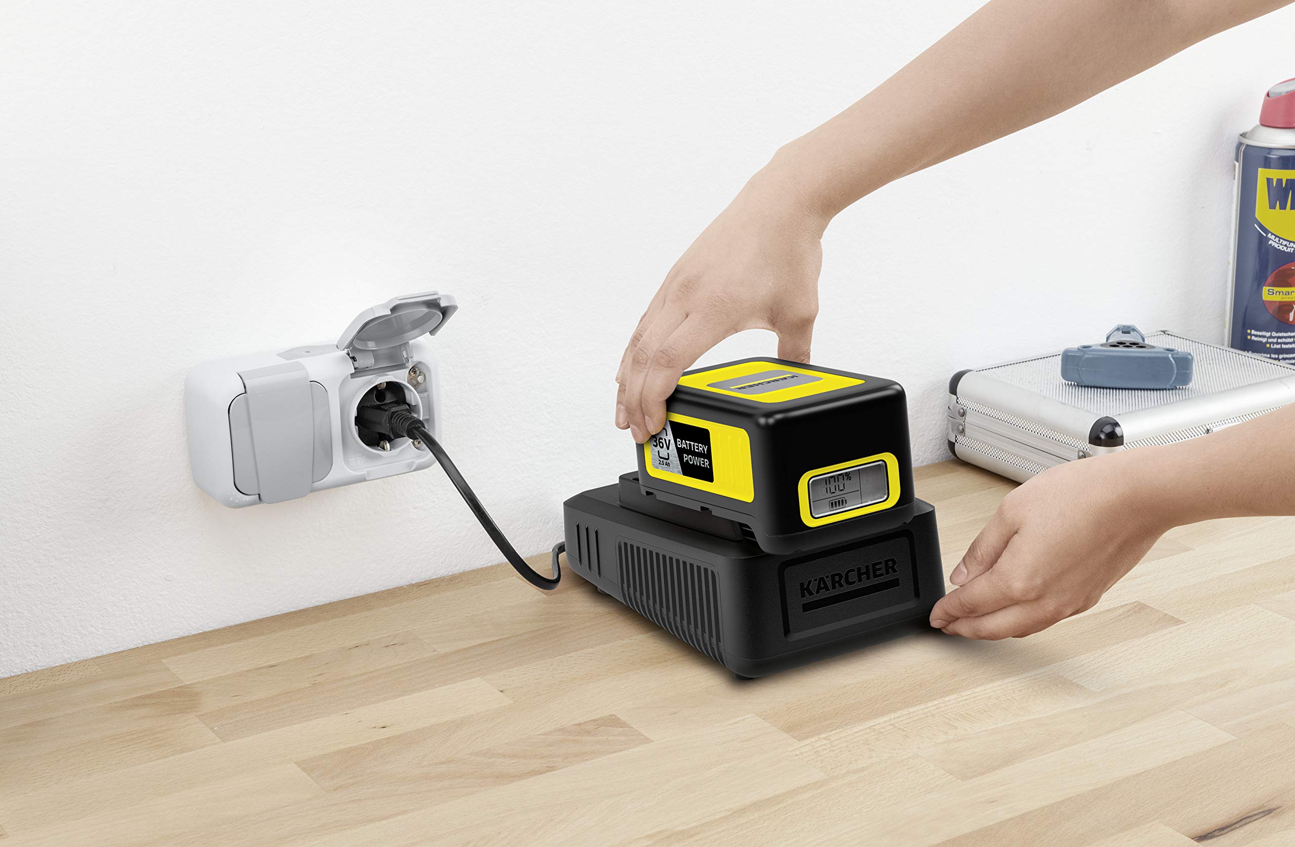 Kärcher 2.445-033.0 Cargador Rápido Baterías, Power 36 V