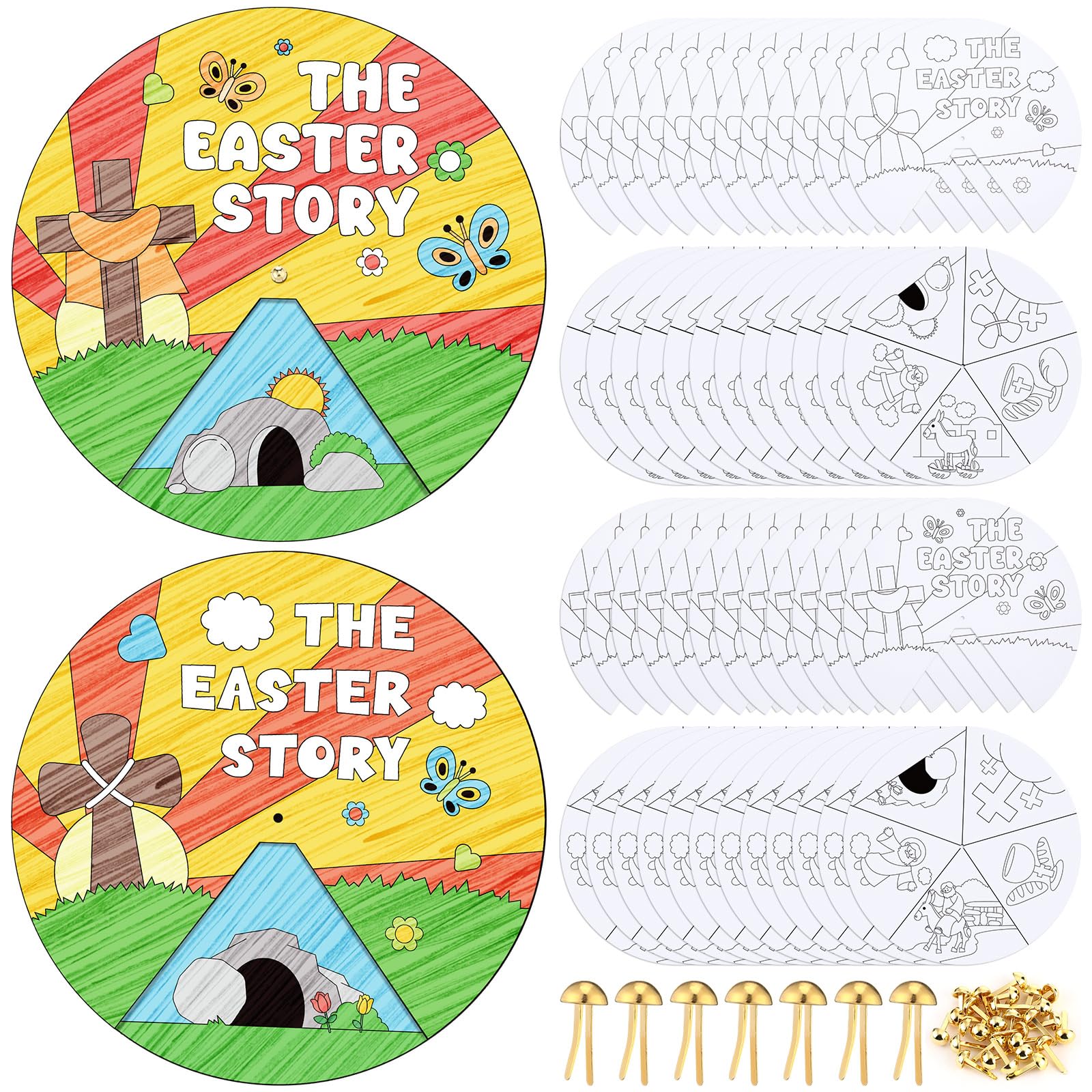 amazon-com-dispowreath-color-your-own-easter-story-wheel-make-24-the-easter-story-craft-for-kids-religious-activity-kit-christian-crafts-for-sunday-school-home-classroom-supplies-toys-games for Free Printable Easter Story Wheel Amazon.com: Dispowreath Color Your Own Easter Story Wheel Make 24 The Easter Story Craft for Kids Religious Activity Kit Christian Crafts for Sunday School Home Classroom Supplies : Toys & Games for Free Printable Easter Story Wheel