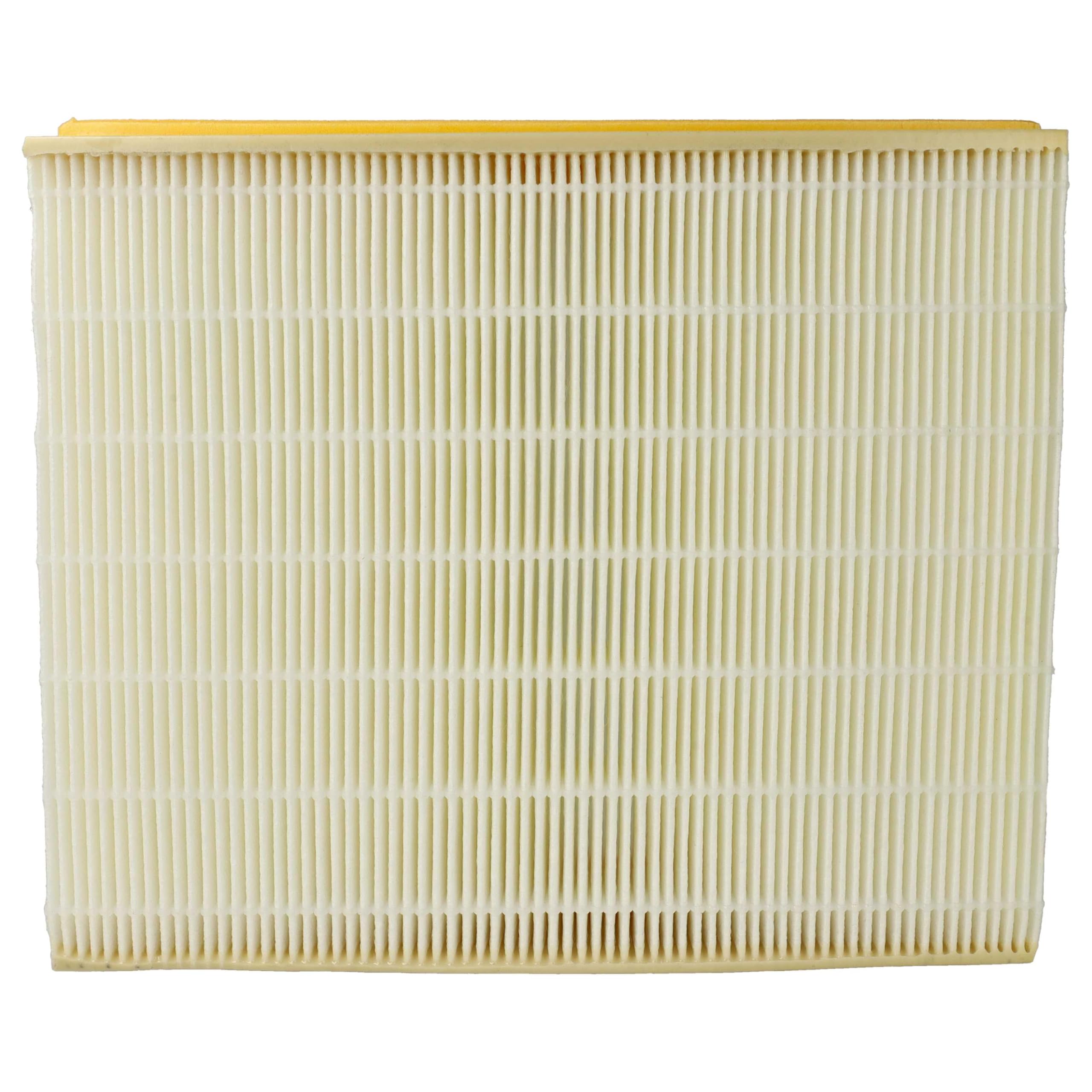 vhbw 3x filtre compatible avec Lidl Parkside PPWD 30 A1 aspirateur - filtre HEPA jaune