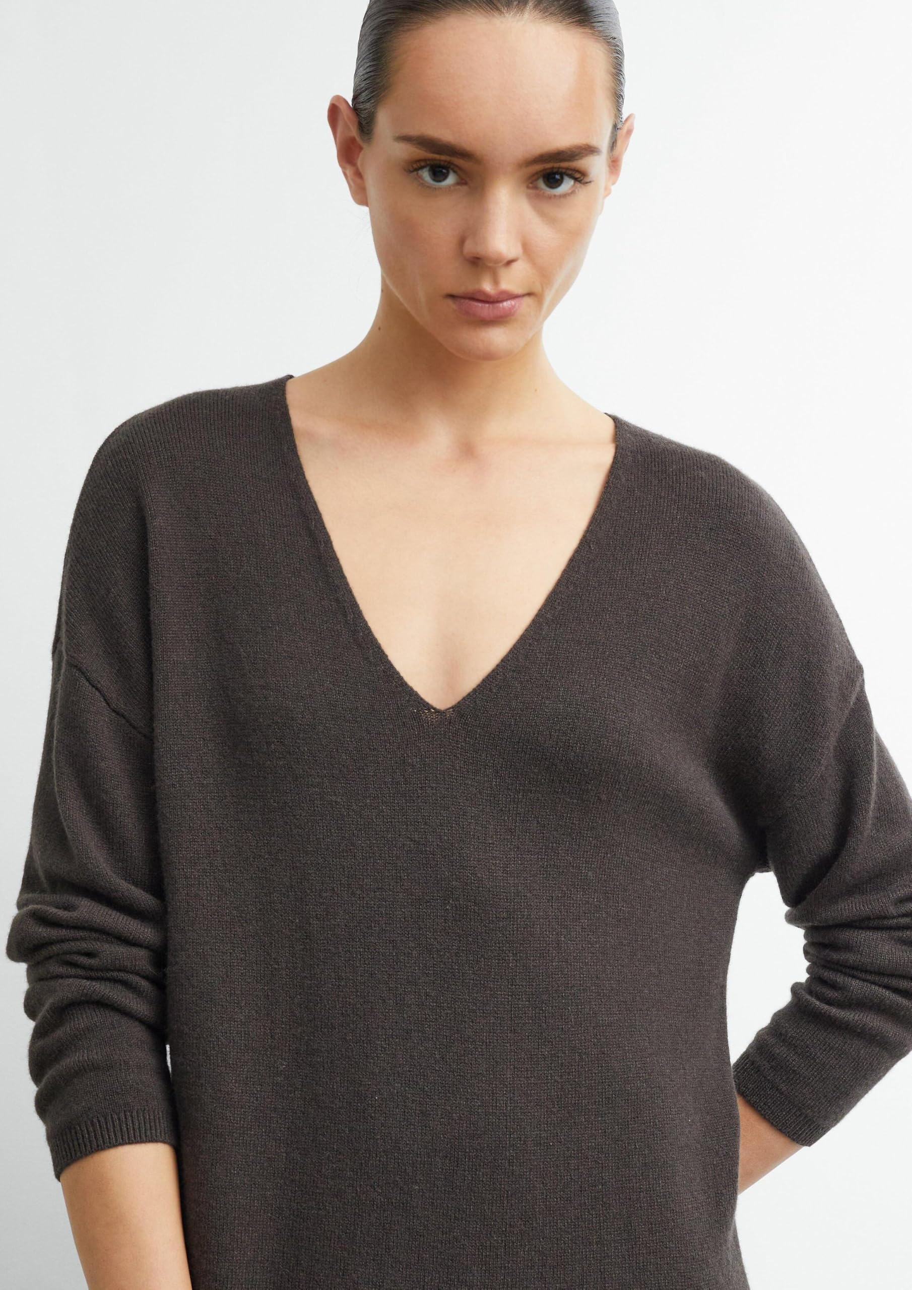 Abito Lavorato a Maglia Midi