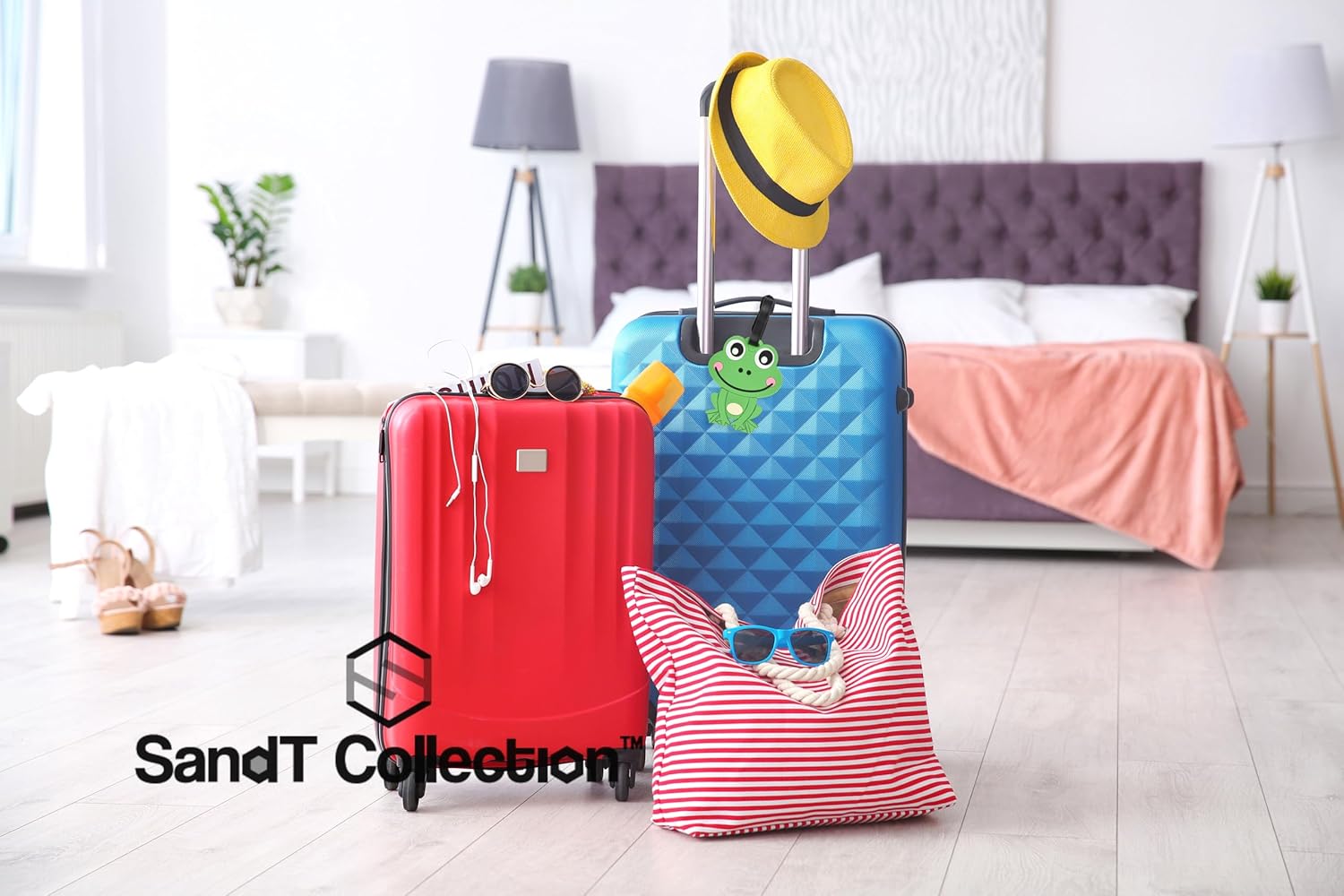 Animal La Tags Cute Suitcase Labels