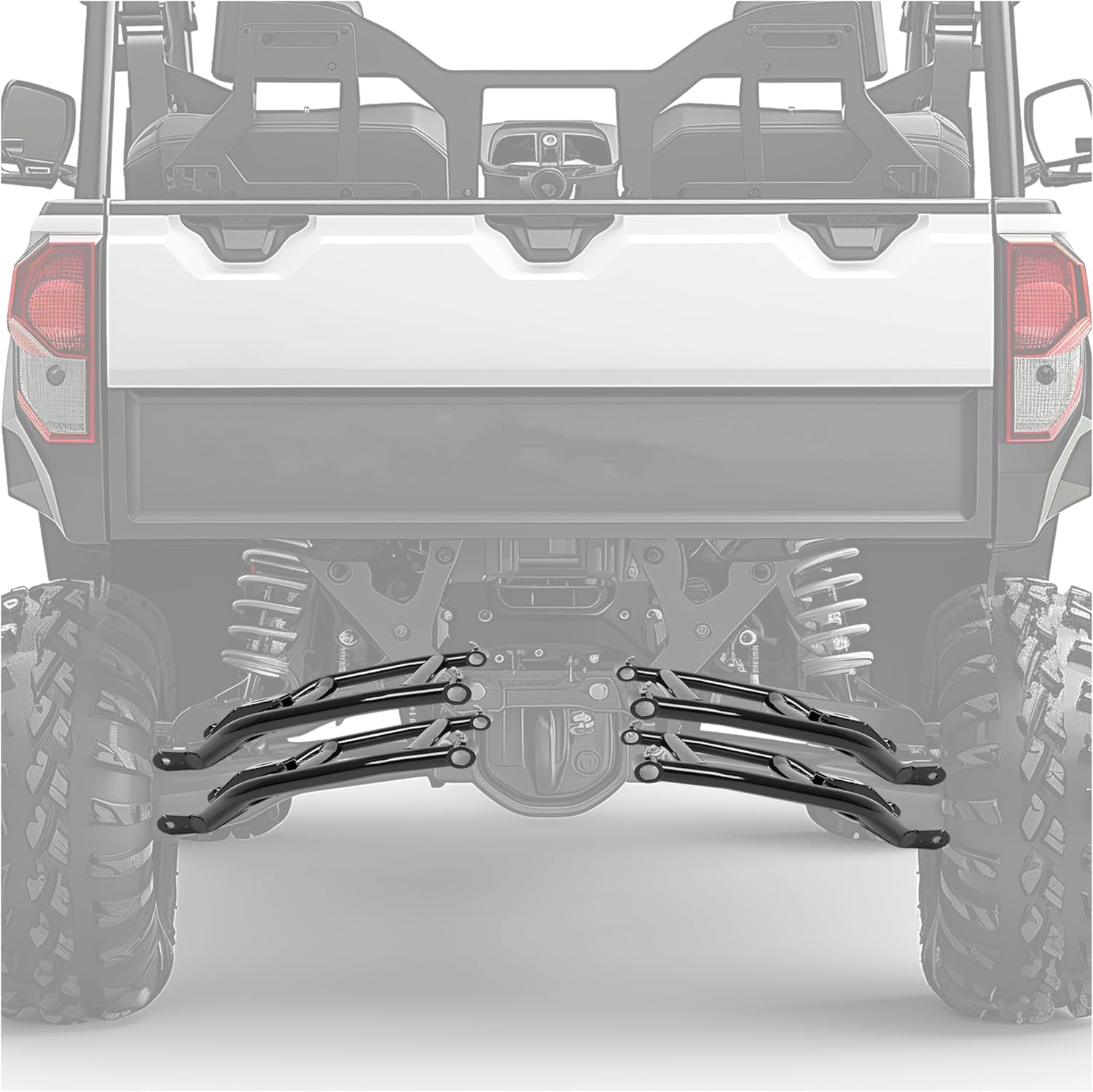 High Clearance Rear A Arm Compatible with 2013-2019 Polaris Ranger XP 570 900 1000 Crew Diesel Replacement for AA-P-RAN900-R-HC-02 Adjustable Upper&Lower Control Arm