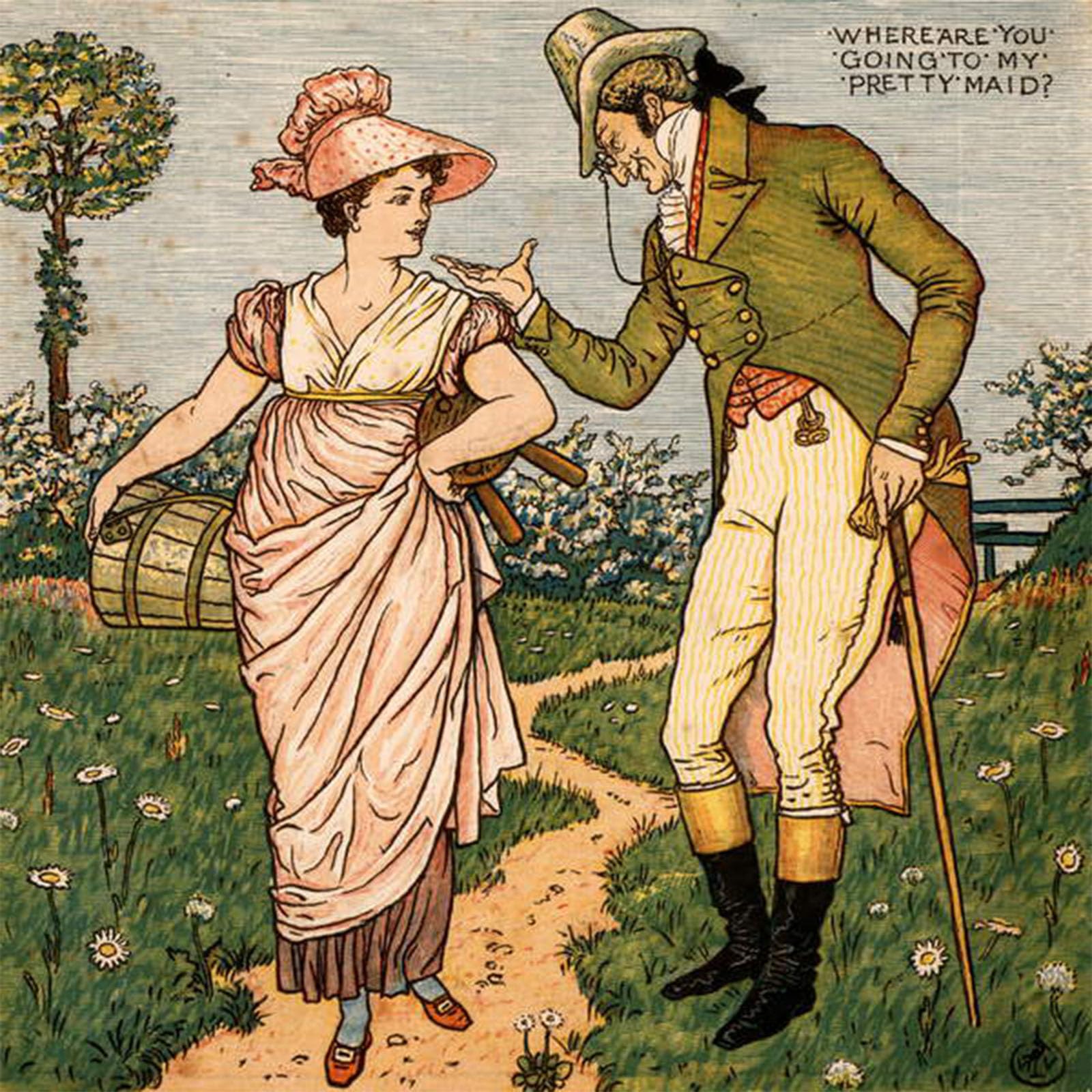 ARTXLXXBN Famous Art Print Poster Vintage Wall Art Walter Crane by Walter Crane Canvas Art Poster for Home Decor 60x90cm