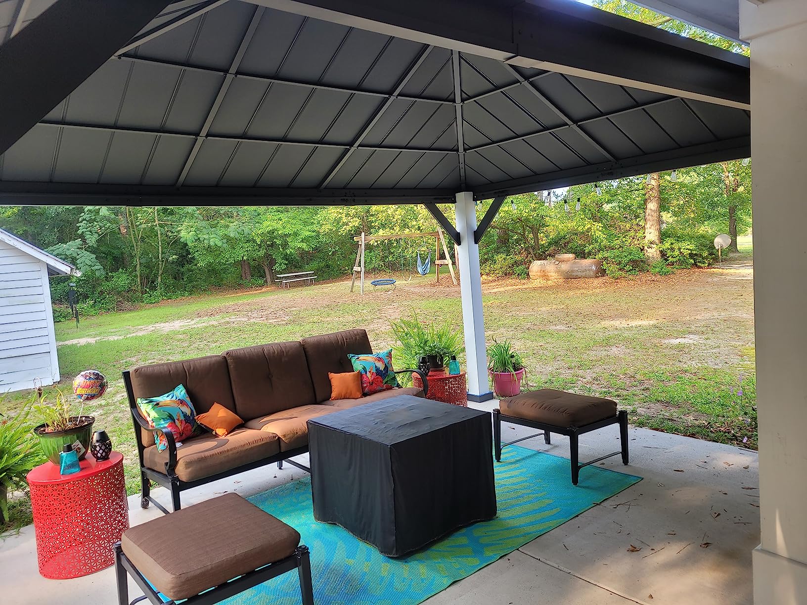 78/mo Finance YOLENY Wood Gazebo, 13' x 16' Gazebo Spruce Wood