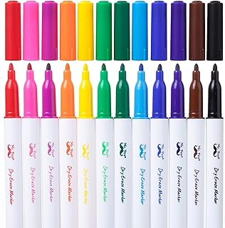 Mr. Pen- Dry Erase Markers, 12 Pack, Assorted Colors, White Board Markers Dry Erase, Whiteboard Markers, Dry Erase Markers...
