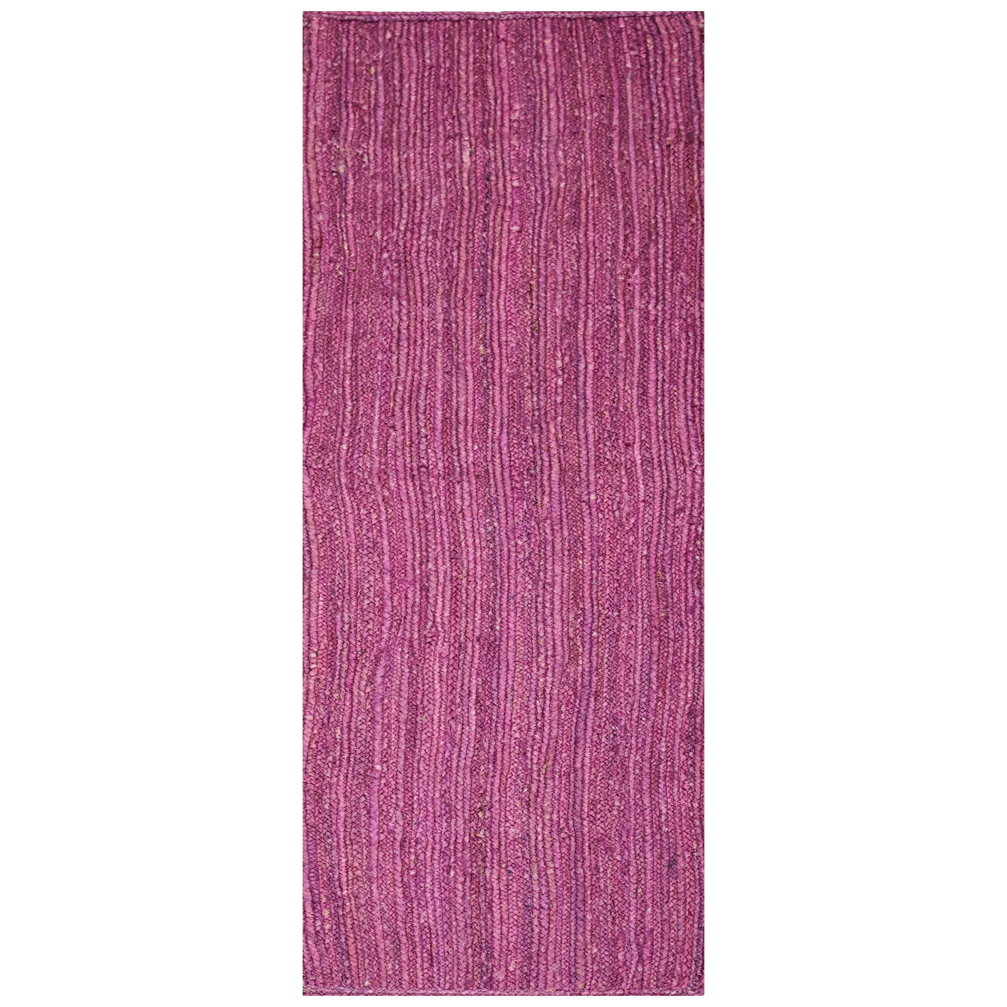 Ręcznie pleciony chodnik jutowy dywanik 6 x 15 cm korytarz włókno naturalne
