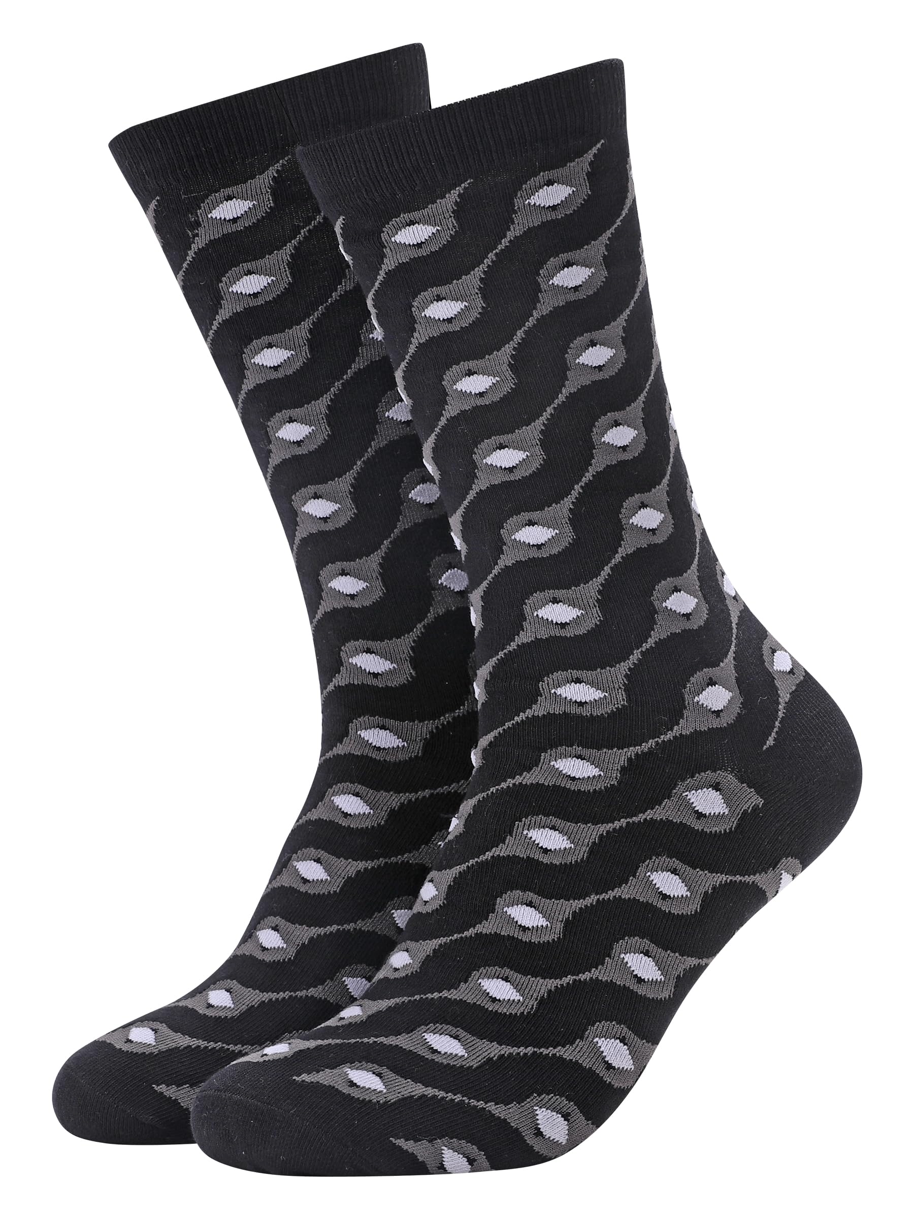 Amazon.com: Forony Men's Black Dress Socks Crew Black Socks for Men