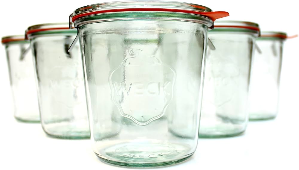 Amazon | Weck 742 500ml (1/2L) 缶詰ジャー 6個セット | WECK | 保存