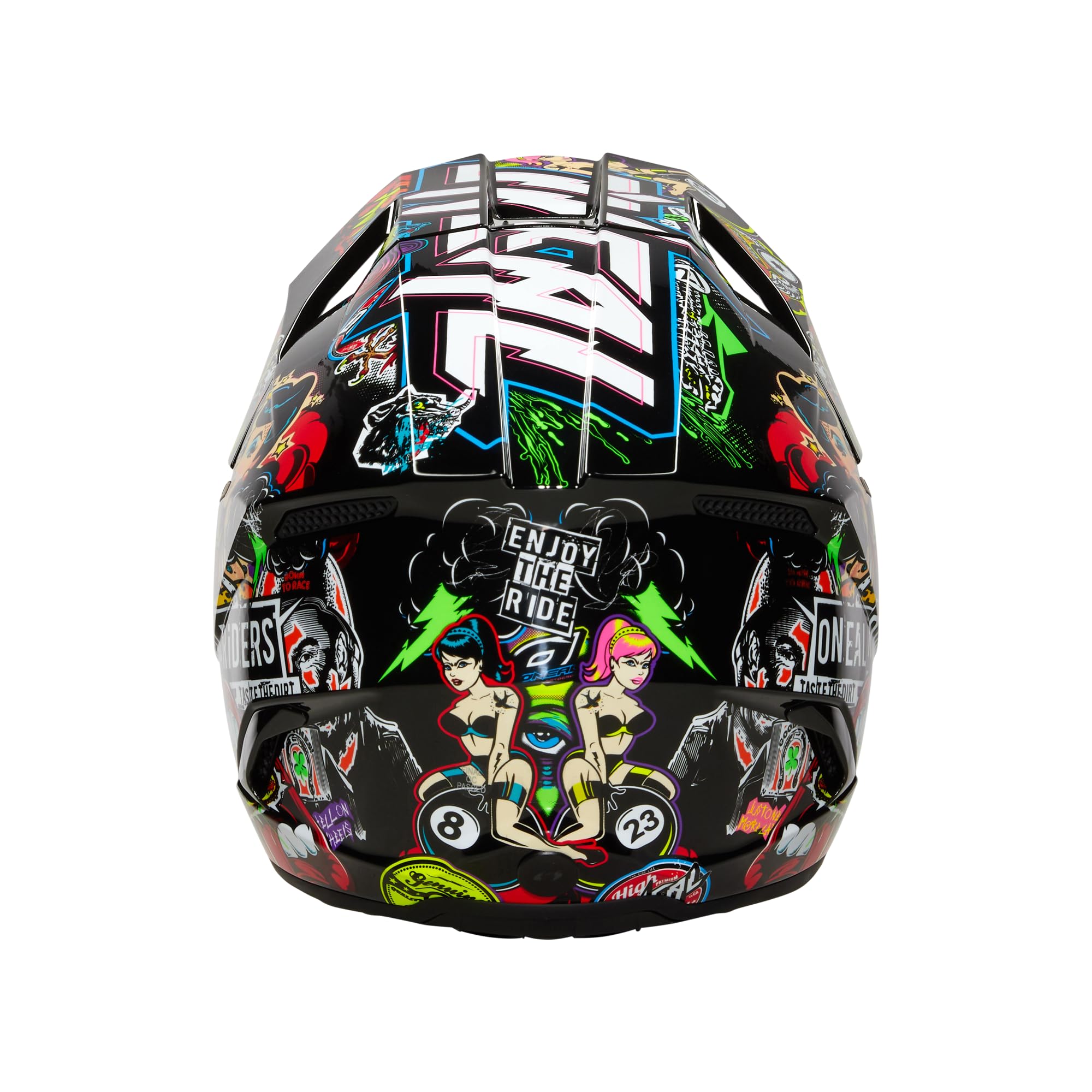 O'NEAL | Casco Motocross | MX Enduro | Calotta in ABS, standard di sicurezza ECE 22.06, aperture di ventilazione per un raffreddamento ottimale | Casco 3SRS CRANK V.24 | Adulto | Multi