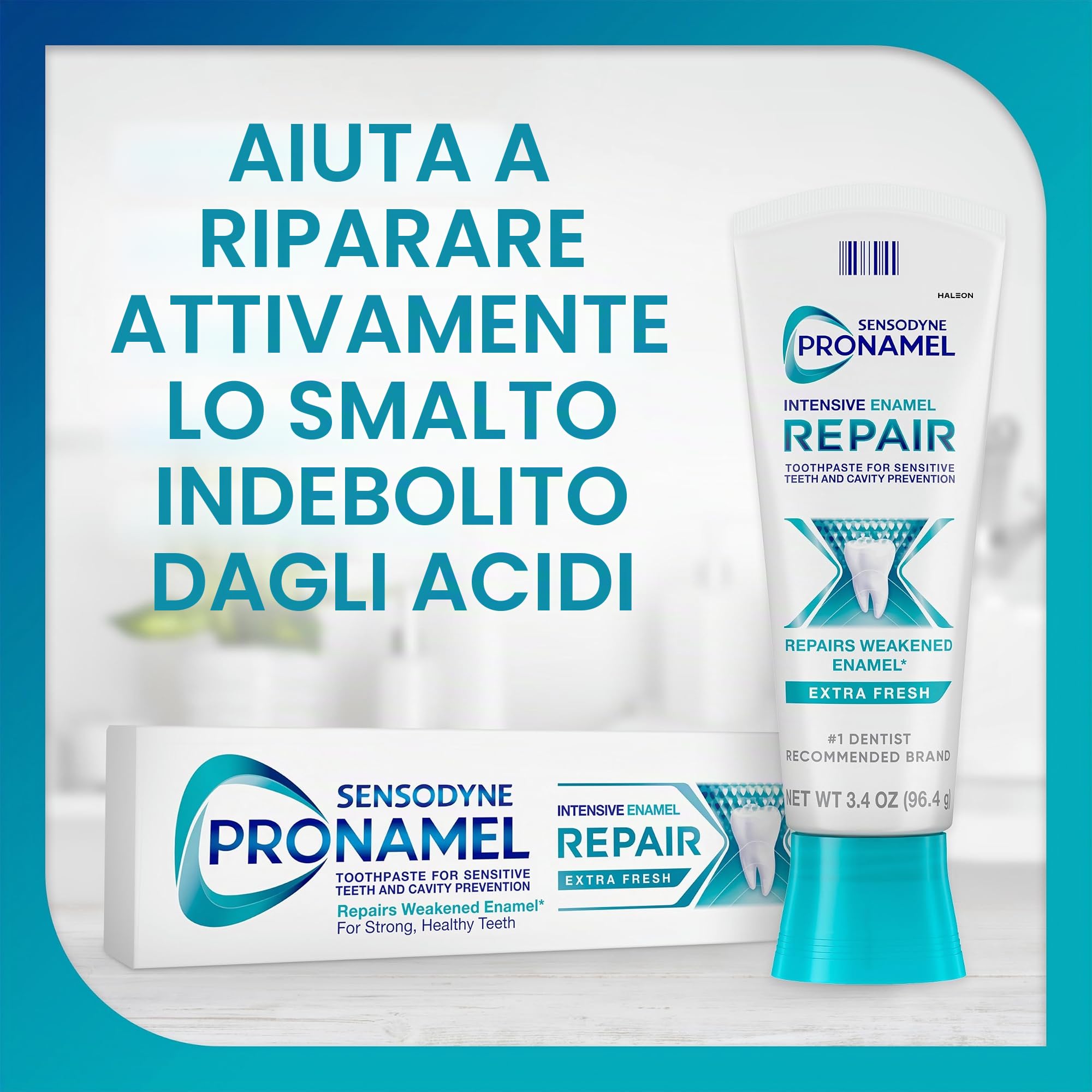 Sensodyne Pronamel Intensive Enamel Repair Pasta Toothpaste for Sensitive Teeth, to Reharden and Strengthen Enamel, Extra Fresh – 3.4 Ounces