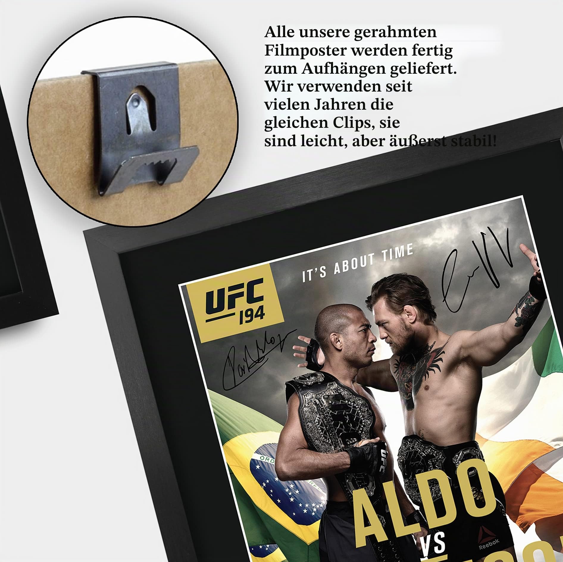HWC Trading FR A3 Ultimate Fighting Champion 194 Geschenke Gedruckt, Signiert Autogramm Bild Für Ufc-Erinnerungsstücke-Fans - A3 Eingerahmt