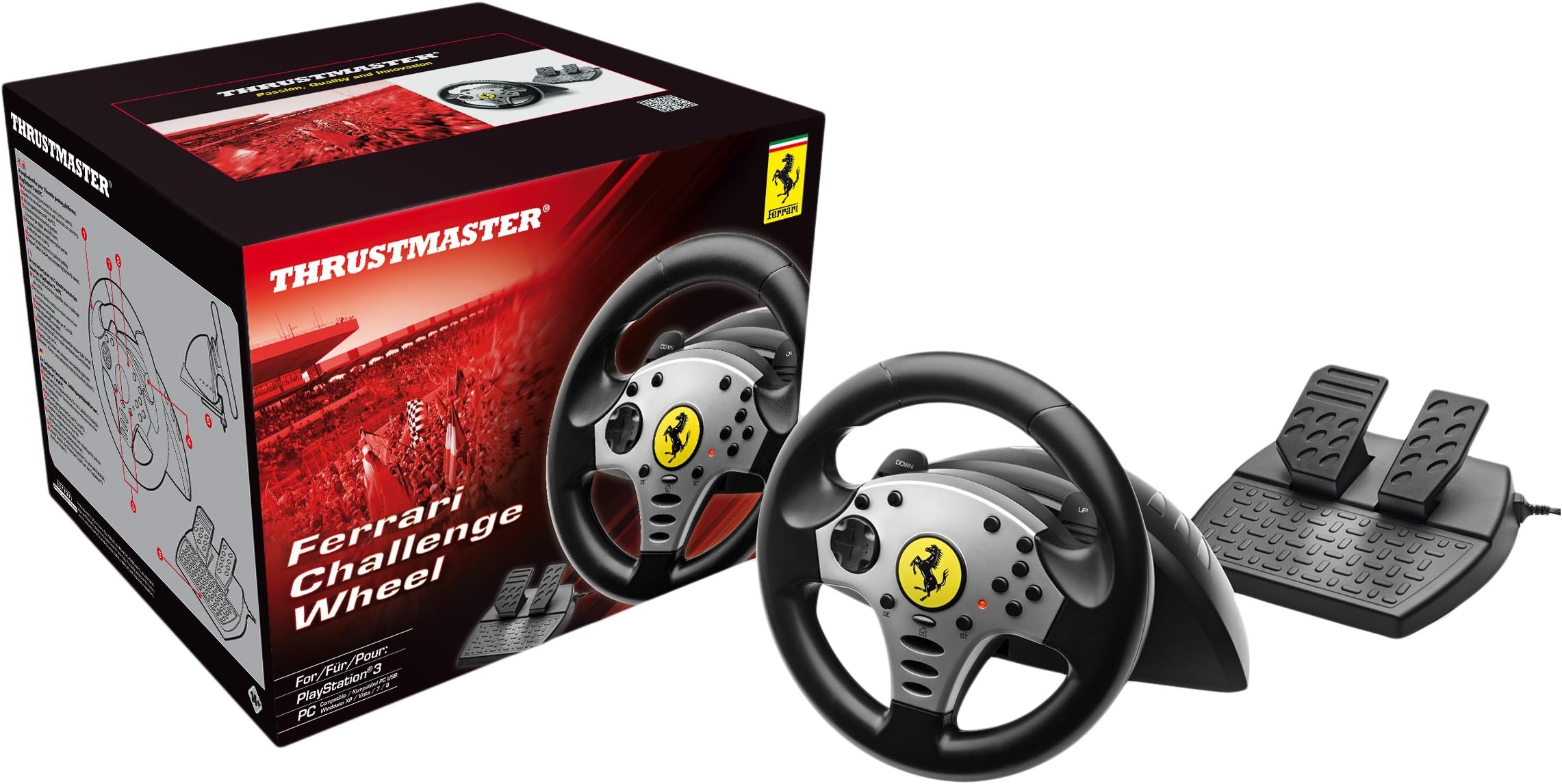 Subsonic Superdrive - Volant SV250 avec Pédales et palettes de vitesses