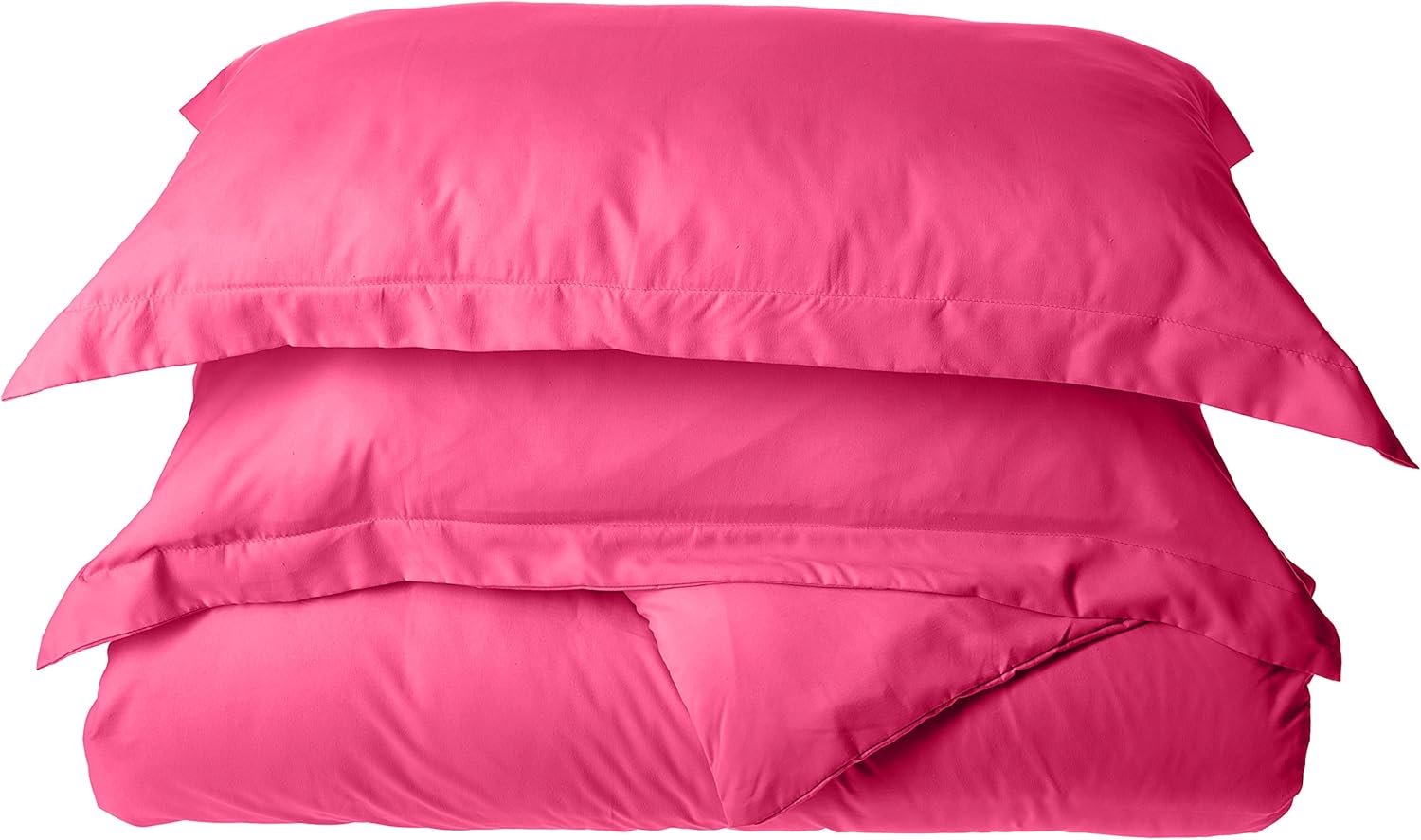 Elegant Comfort 1500 Thread Count - Wrinkle Resistant - Egyptian Quality 2pc Duvet Cover Set, Solid, Twin/Twin XL, Light Pink