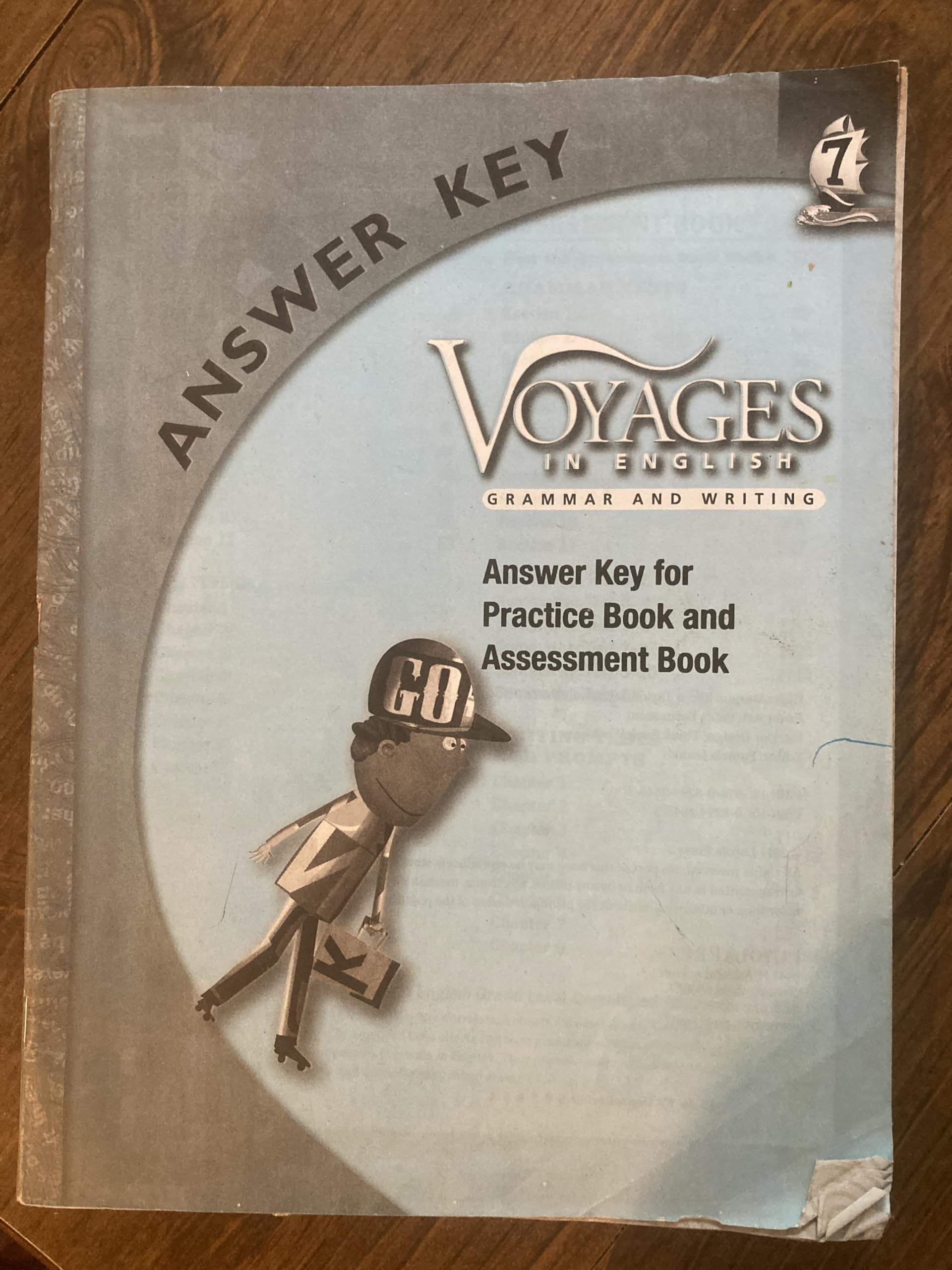 Grade Level 7 Answer Key: Answer Key for Practice Book and Assessment Book (Voyages in English 2011)
