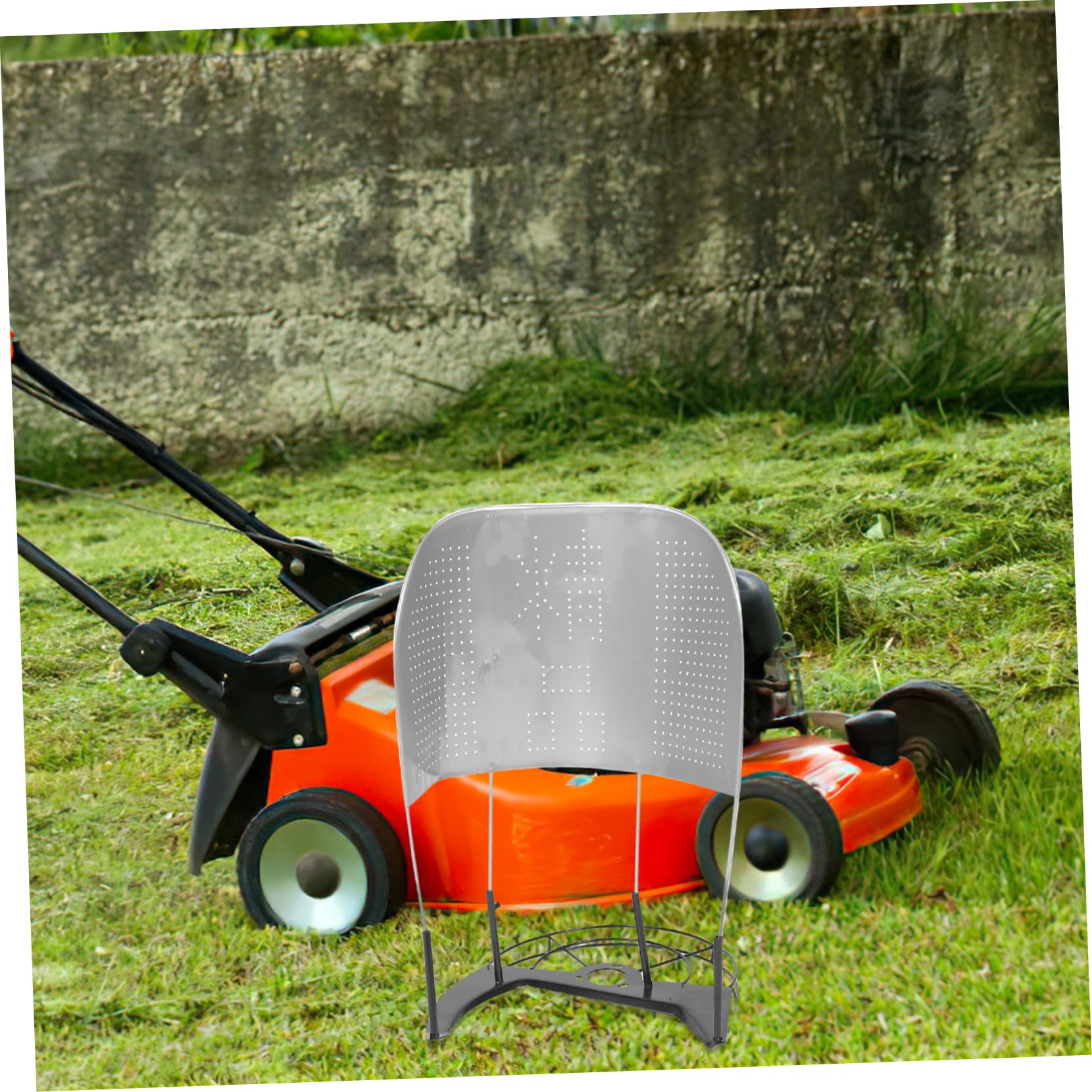 VANZACK Supporto per Falciatrice e Raccolta Riso in Metallo Inossidabile, Accessorio per Mietitrici, per Giardino
