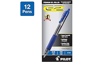 G2 Premium Gel Ink Pens - Blue, 0.7 mm Fine Point, 12 Count
