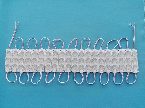 Miniatura 2 de 1000pcs X LED módulo de luz con lente DC12V para publicidad cajas de iluminación SMD 3030 3 led 3W inyección de PVC impermeable 2.953 in* 0.787 in