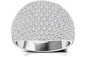 Elegant Silver Dome Ring