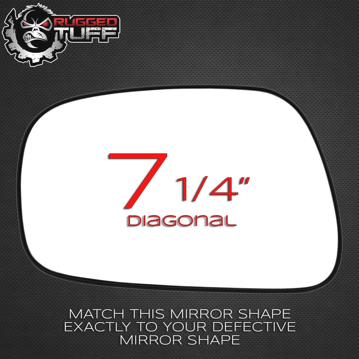 Driver Side Mirror Glass Assembly For 2002 2003 2004 2005 2006 Toyota Camry Sedan US Built Models Left Rear Mirrors 56953 TO1324100 87961AA080 Non-Heated