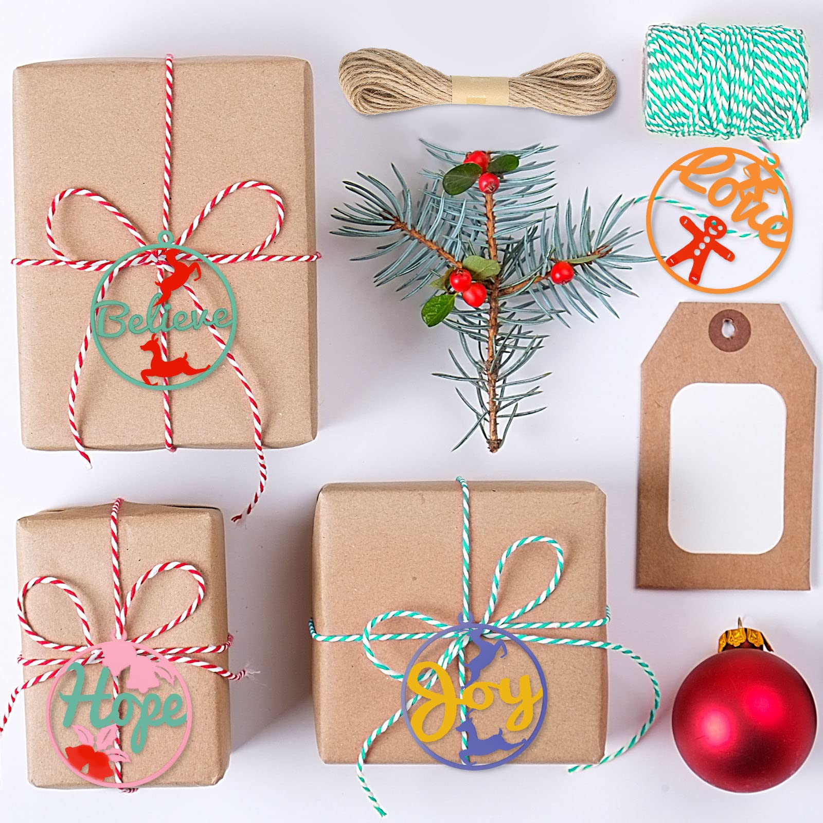 Adorno De Rebanada De Madera Rústica De Navidad Grabado Personalizado, Adorno De árbol Colgante Familiar De Corona Casada Primer Comprometido, Etiquetas De Regalo De Decoración - España