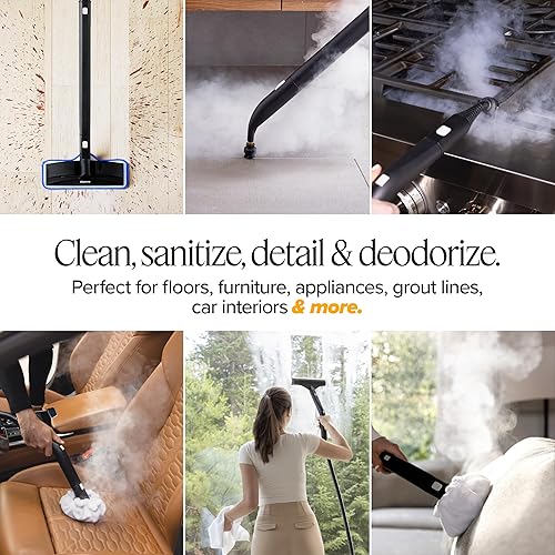 Miniatura 3 de Dupray Limpiador a vapor Neat Plus con kit de accesorios de 17 piezas. Un potente vaporizador multiusos diseñado para limpieza profunda de suelos,