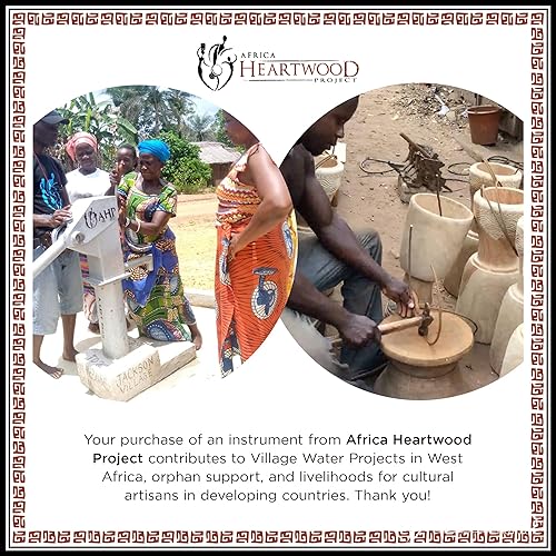 Miniatura 7 de Africa Heartwood Project - Cesta africana colorida de lujo con asas de cuero - Hecho a mano de hierba de elefante seca, tejida a mano por mujeres en