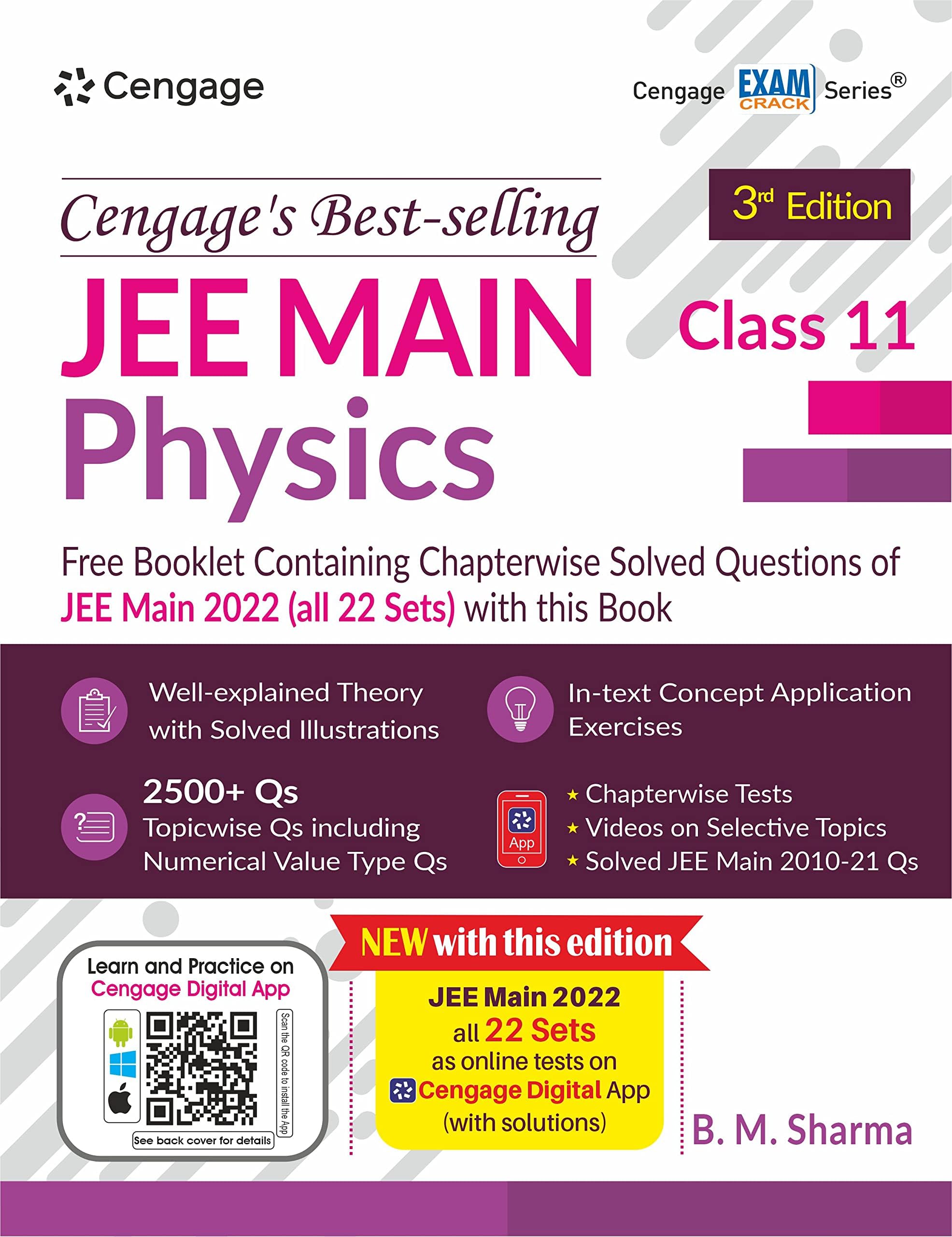 JEE Main Physics: Class 11 (Book + Booklet) with Free Online Assessments and Digital Content 2023
