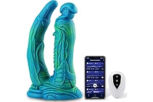 Double Penetrating Dragon Dildo With Vibrating Prostate Stimulator