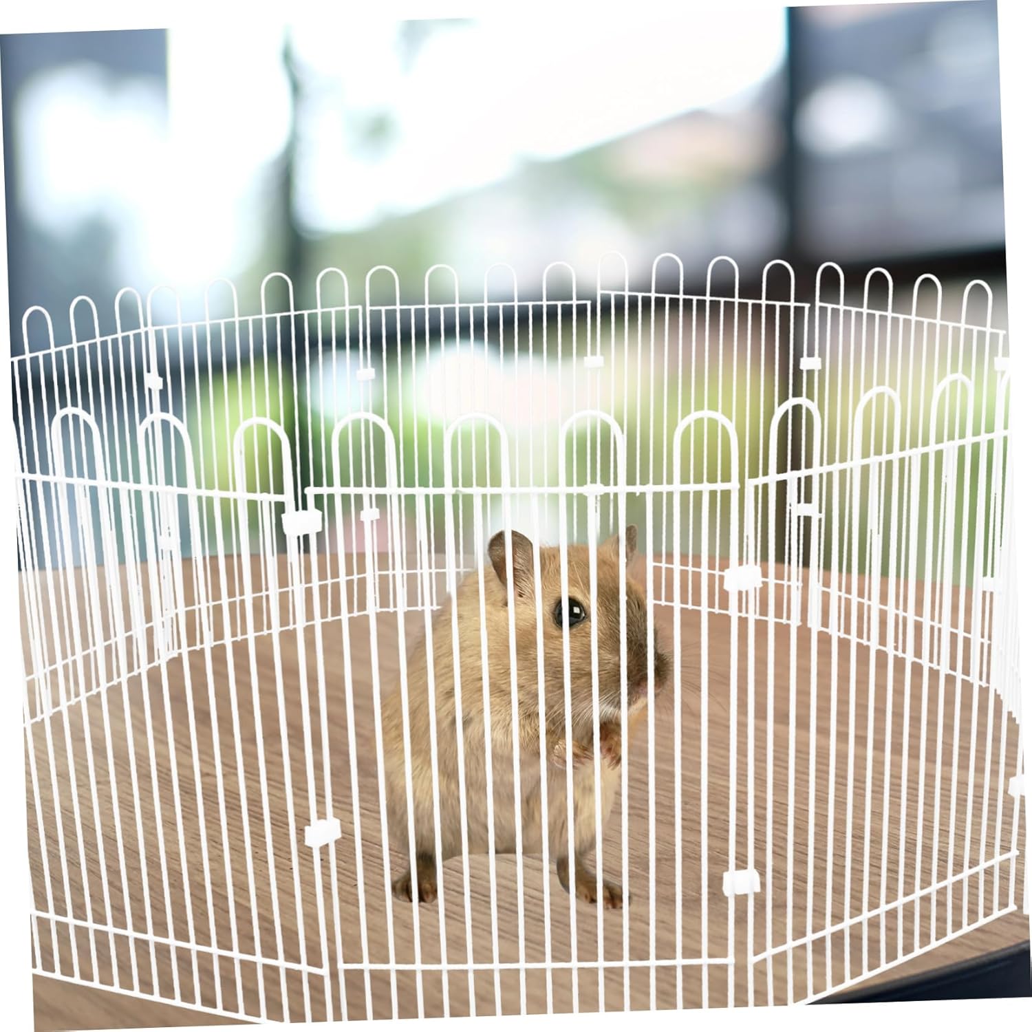 VICASKY 12pcs Hamster Playpen DIY Pet Playpen Panels Small Animal Pet Exercise Pen Material Isolation Fence