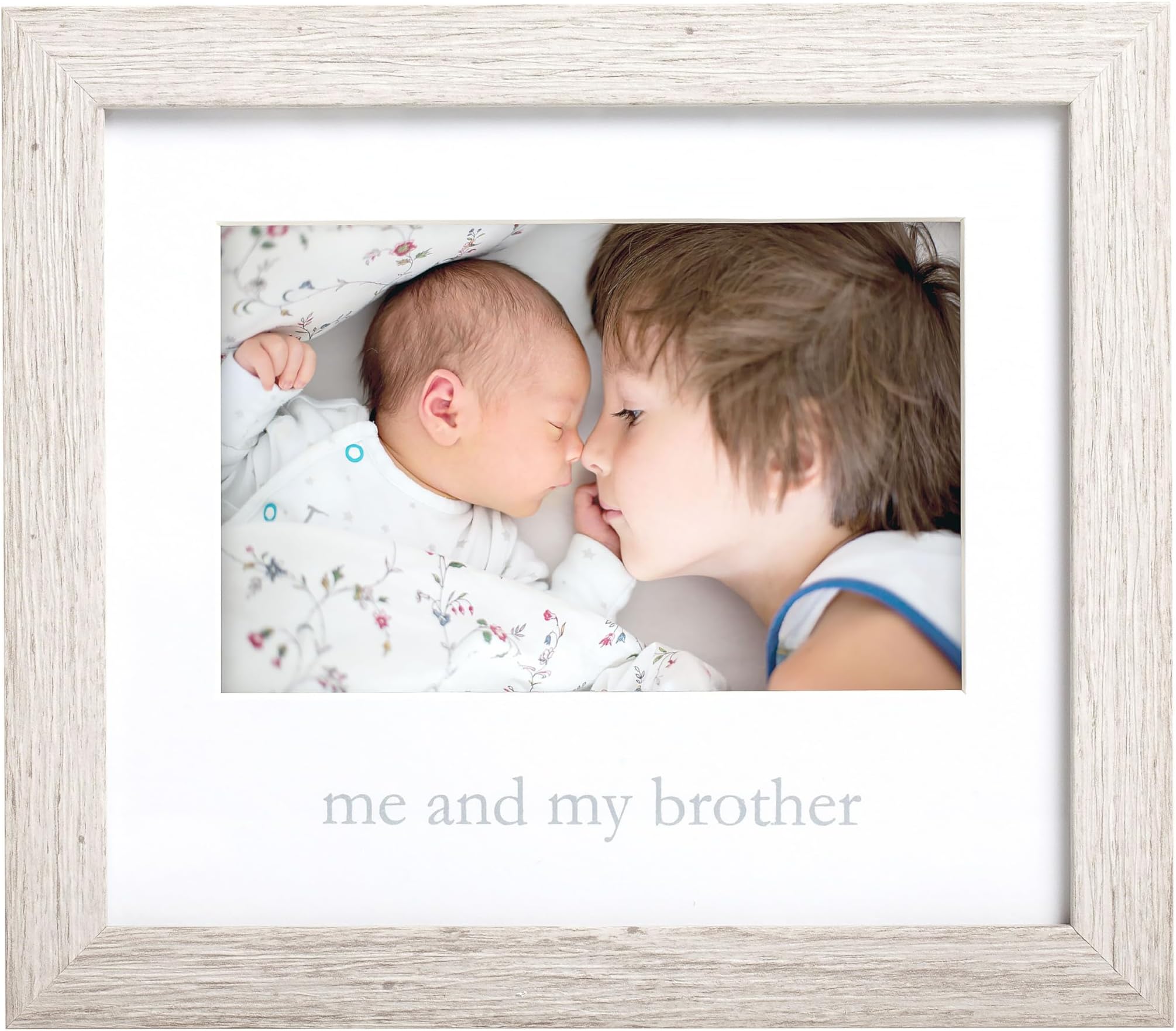 Kate & Milo Rustic Me & My Brother Frame, Sibling Keepsake, Ideal Little or Big Brother Gift, Gender Neutral Nursery Decor, Woodland Nursery