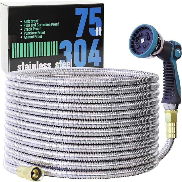 75FT Stainless Steel Garden Hose