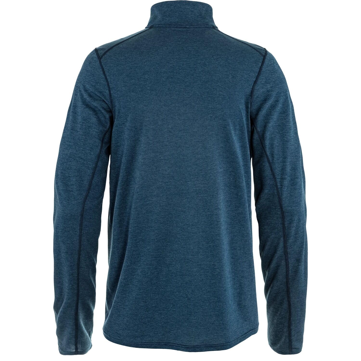 Fjällräven Męski T-shirt Abisko Day Hike Half Zip T-shirt, niebieski indygo, L