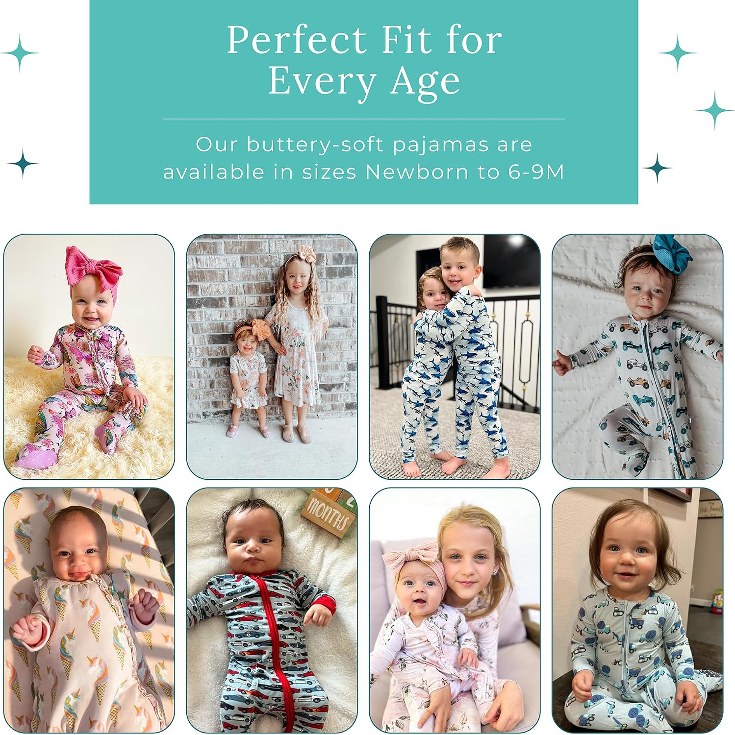 Posh Peanut Baby Boy Footie Pajamas - Soft Viscose Made from Bamboo 2 Way Zipper Sleepers & Onesies with Non-Slip Grips