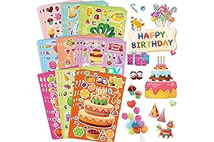 HORIECHALY Scratch and Sniff Scented Stickers for Kids