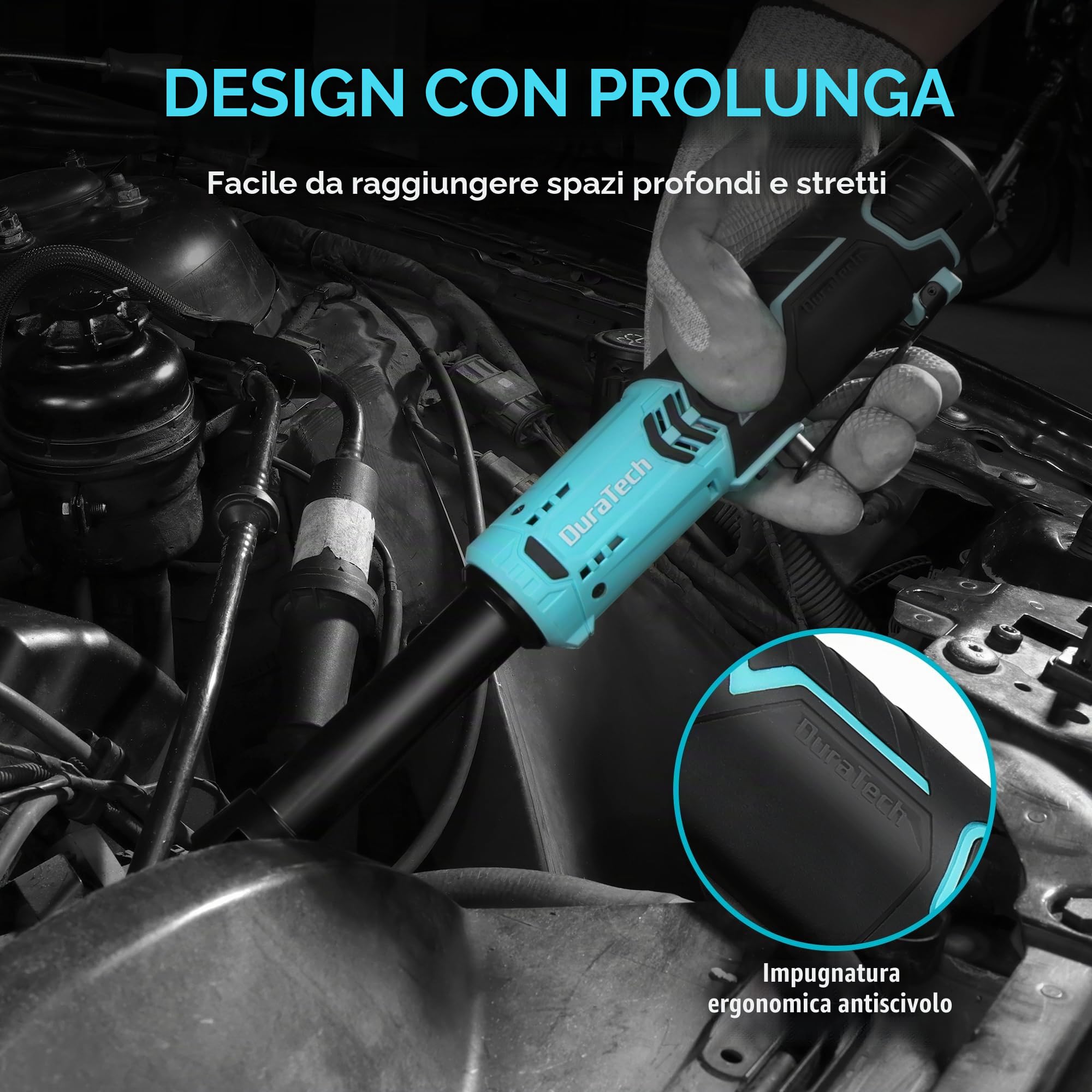 DURATECH Set di chiavi a cricchetto elettriche, Lame Utensile Oscillanti