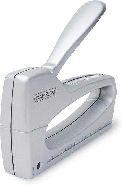 Rapesco 0958 T8-Alu (Formerly Z T-Pro) Staple Tacker, Silver