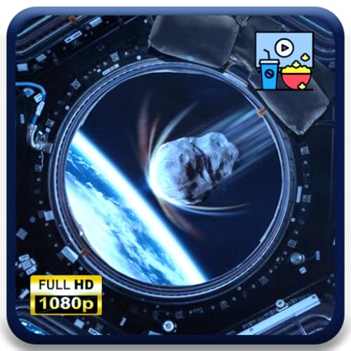 Orbital Window Scene – Planet View & Stellar Calm