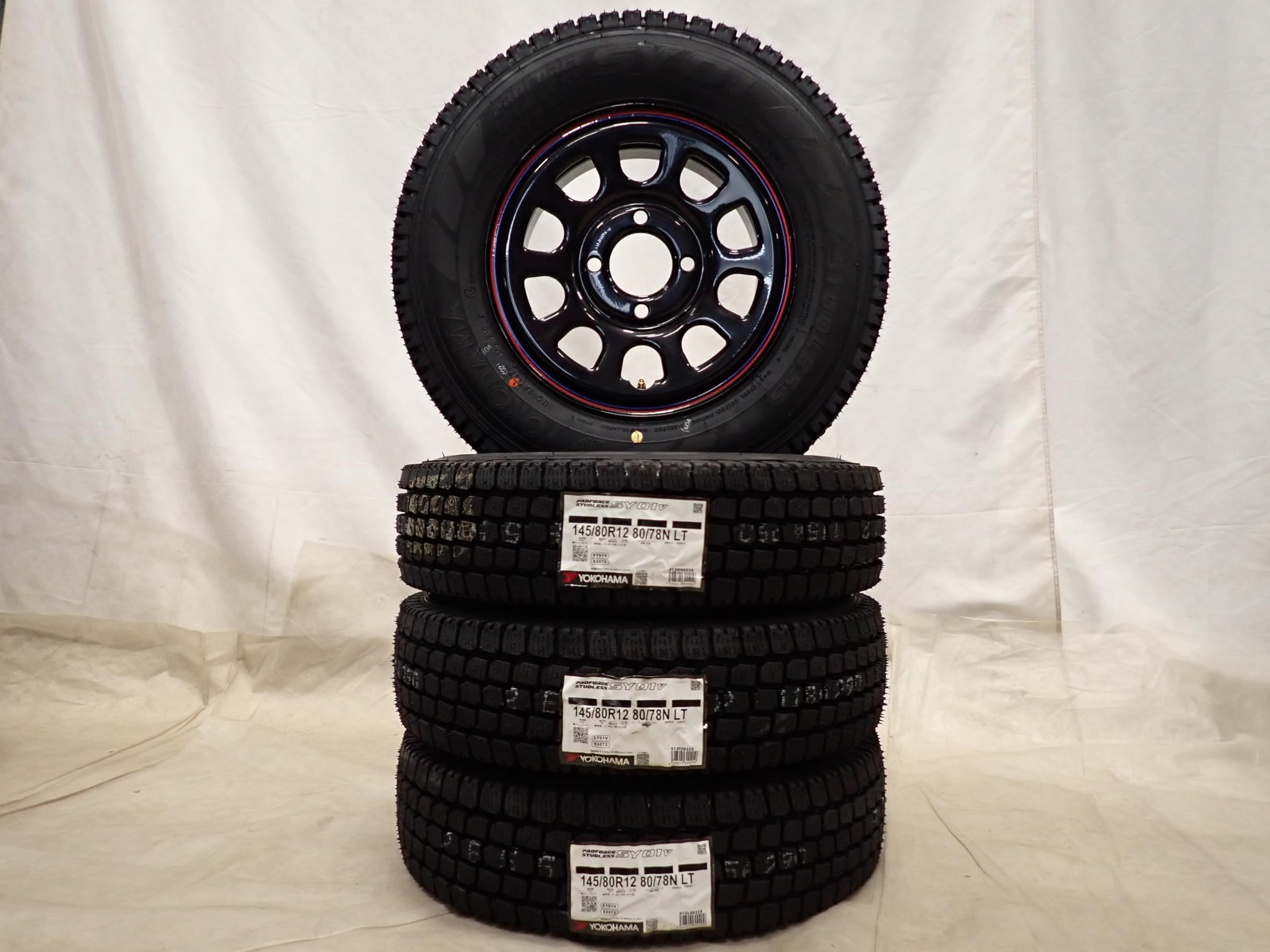 Amazon | 2025年製 冬 LT 4本SET! 145/80R12×4J ヨコハマ SY01 未使用 
