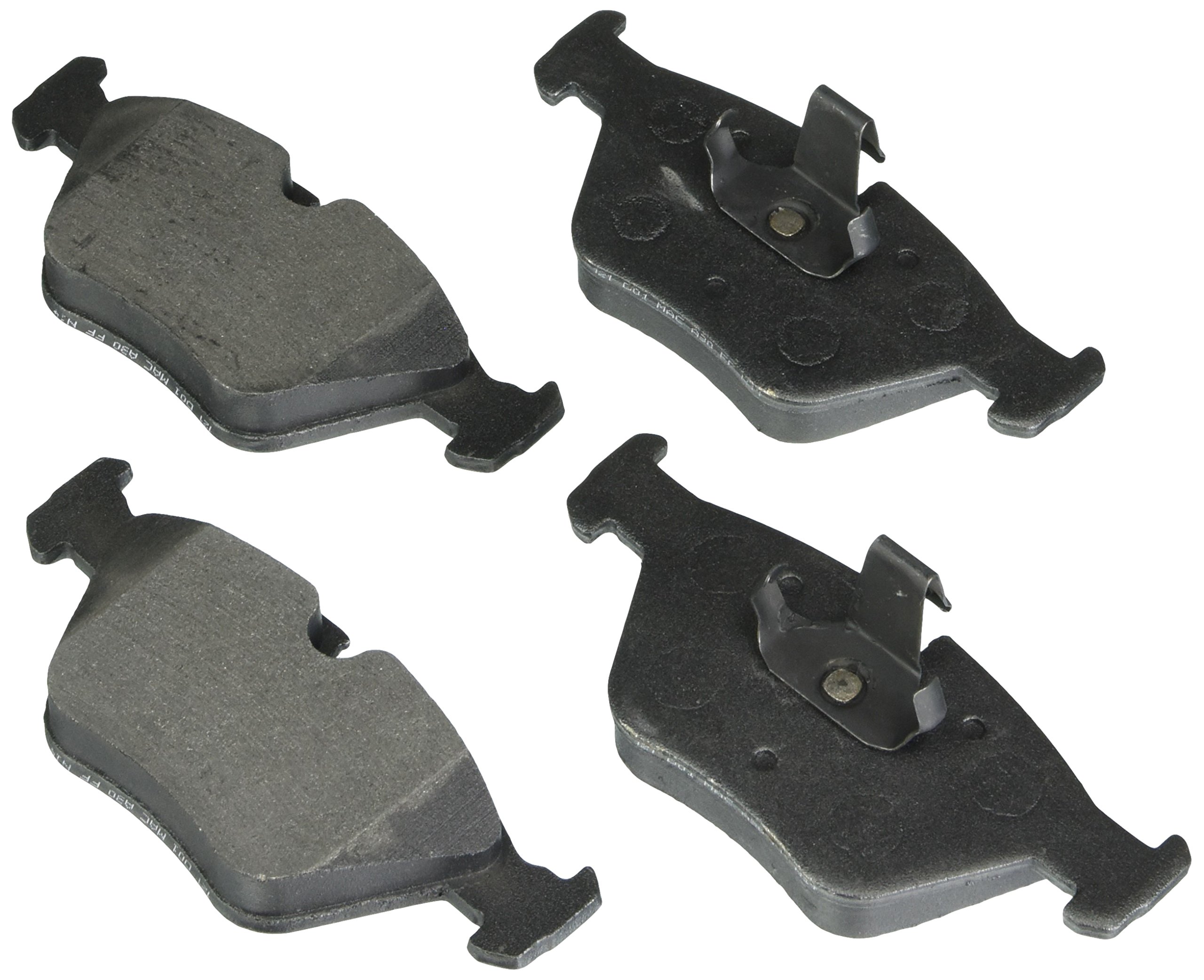 Bosch BE1324H Blue Disc Brake Pad Set with Hardware - FRONT — view 253