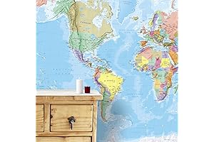Maps International - World Map Mural