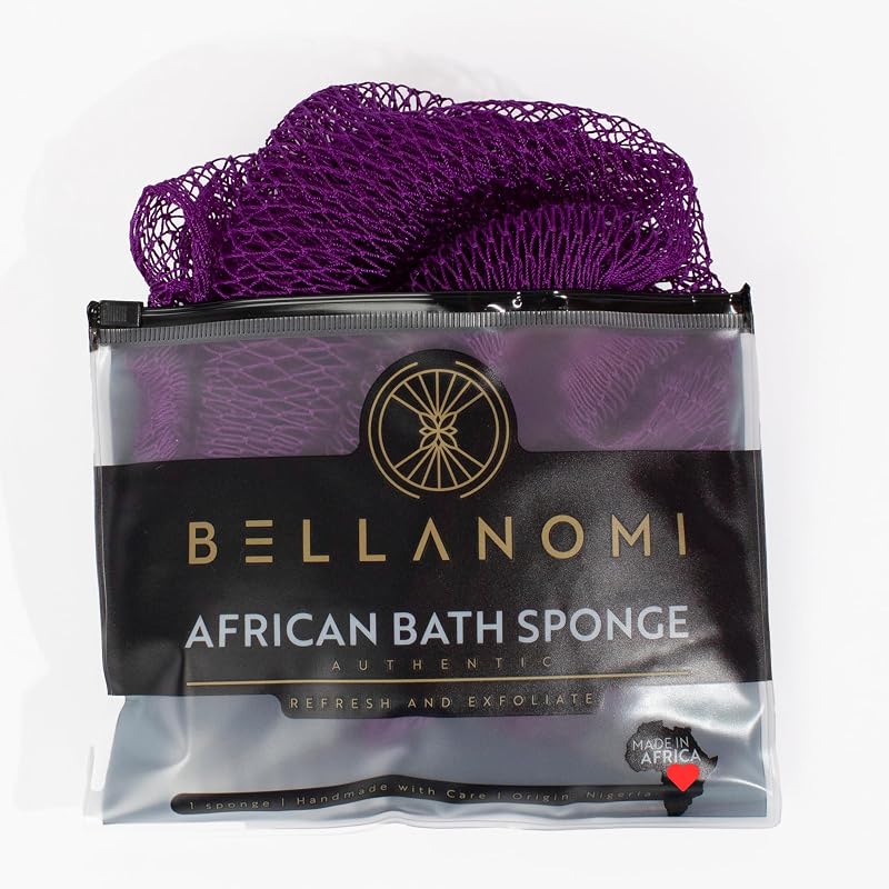 Esponja de banho em rede africana BELLANOMI, 114,3 cm, Indigo