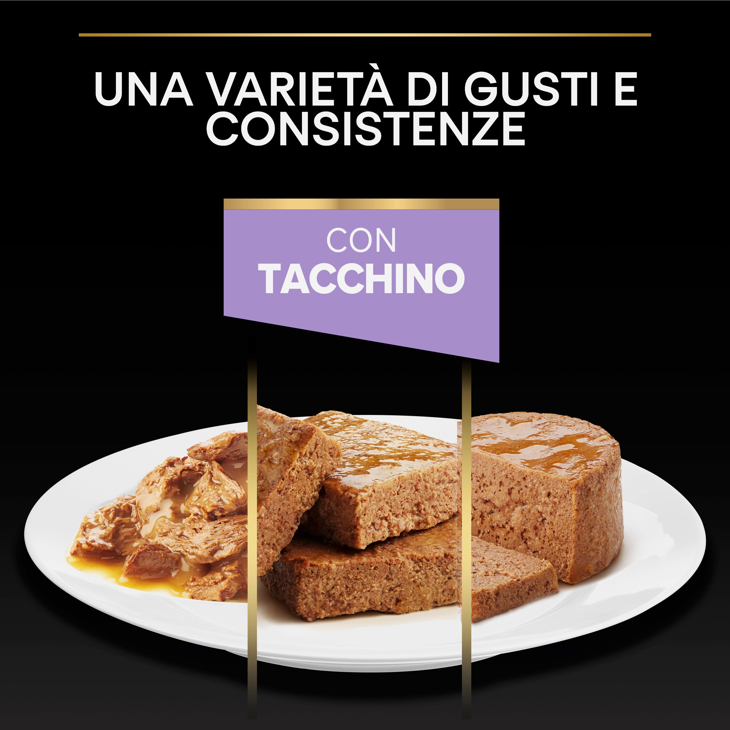 Purina Pro Plan Kitten Cibo Umido per Gattini Pezzettini in Salsa Tacchino, 40 Bustine da 85g