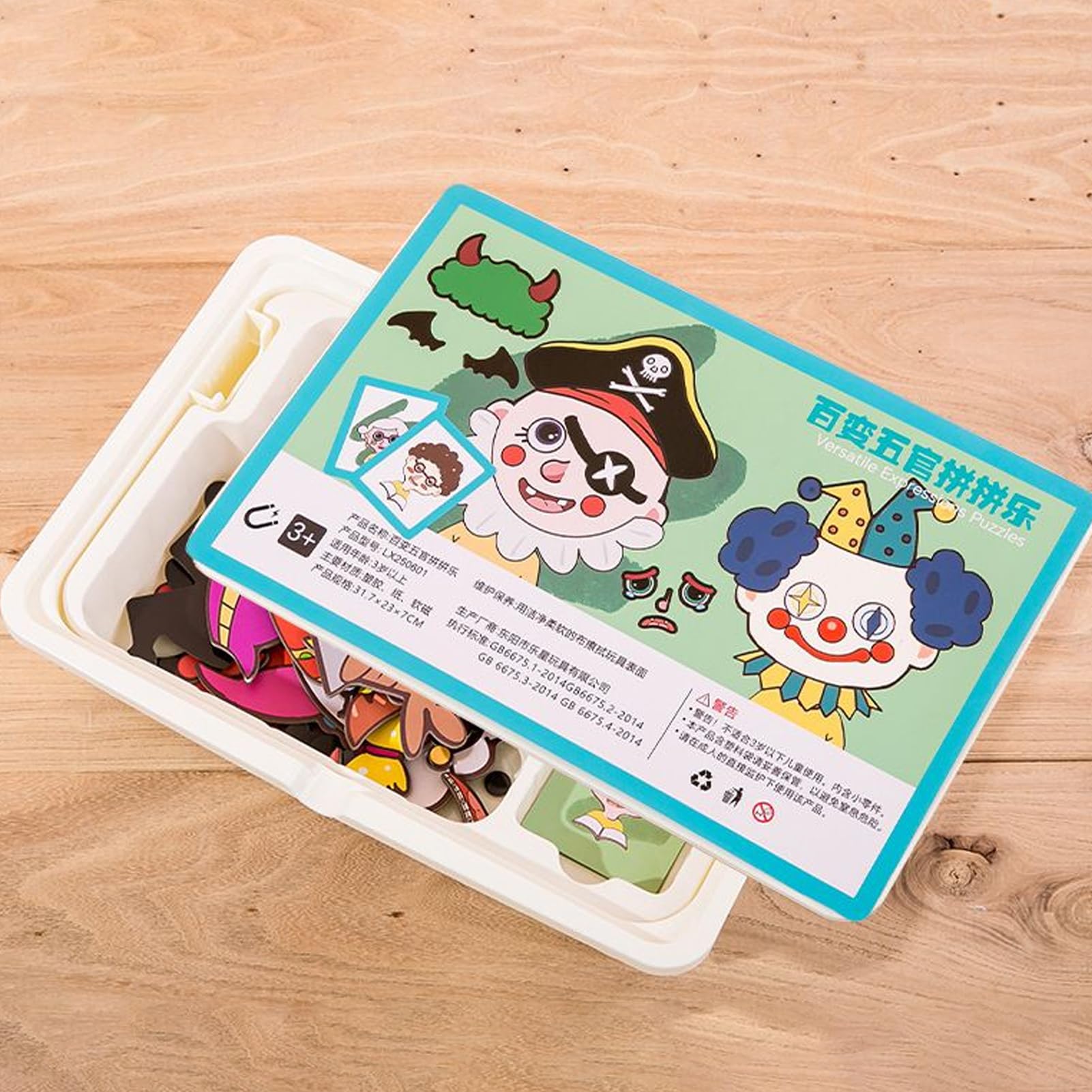 Magnetische Puzzles Mit Aufbewahrungsbox Zuordnungsspiel Lernspielzeug | Kreative Roadtrip-Aktivitäten Mit Tragetasche Für Und Mädchen Im