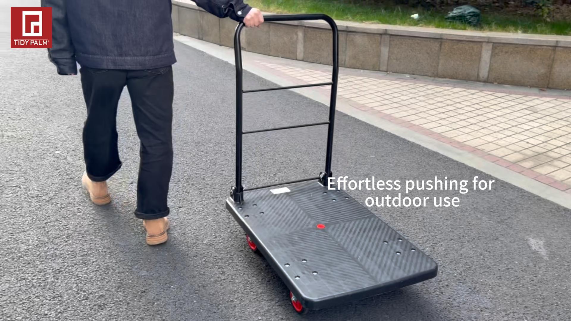 Amazon.com: TIDY PALM Upgraded Foldable Push Cart Dolly | 780 lbs
